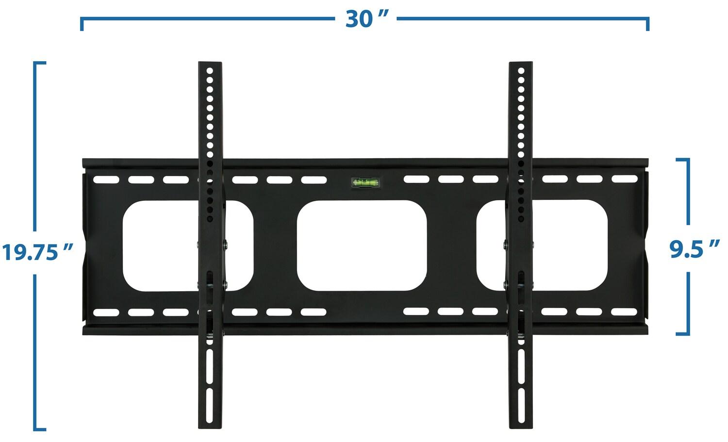 Mount-It! Tilting TV Wall Mount Bracket for Samsung, Sony, Vizio, LG, Panasonic, TCL, Element, 32 - 65 Inch TVs, Premium Tilt 175 Lbs. Capacity