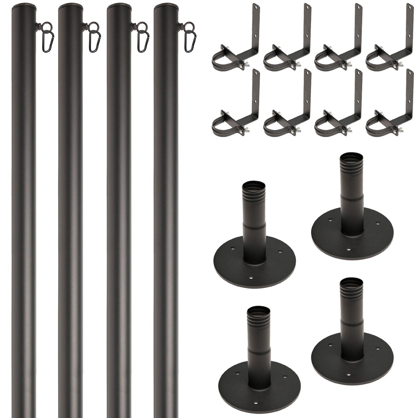 Excello Global Products Poles Lighting Kit EGP-LP-V2-4-DK