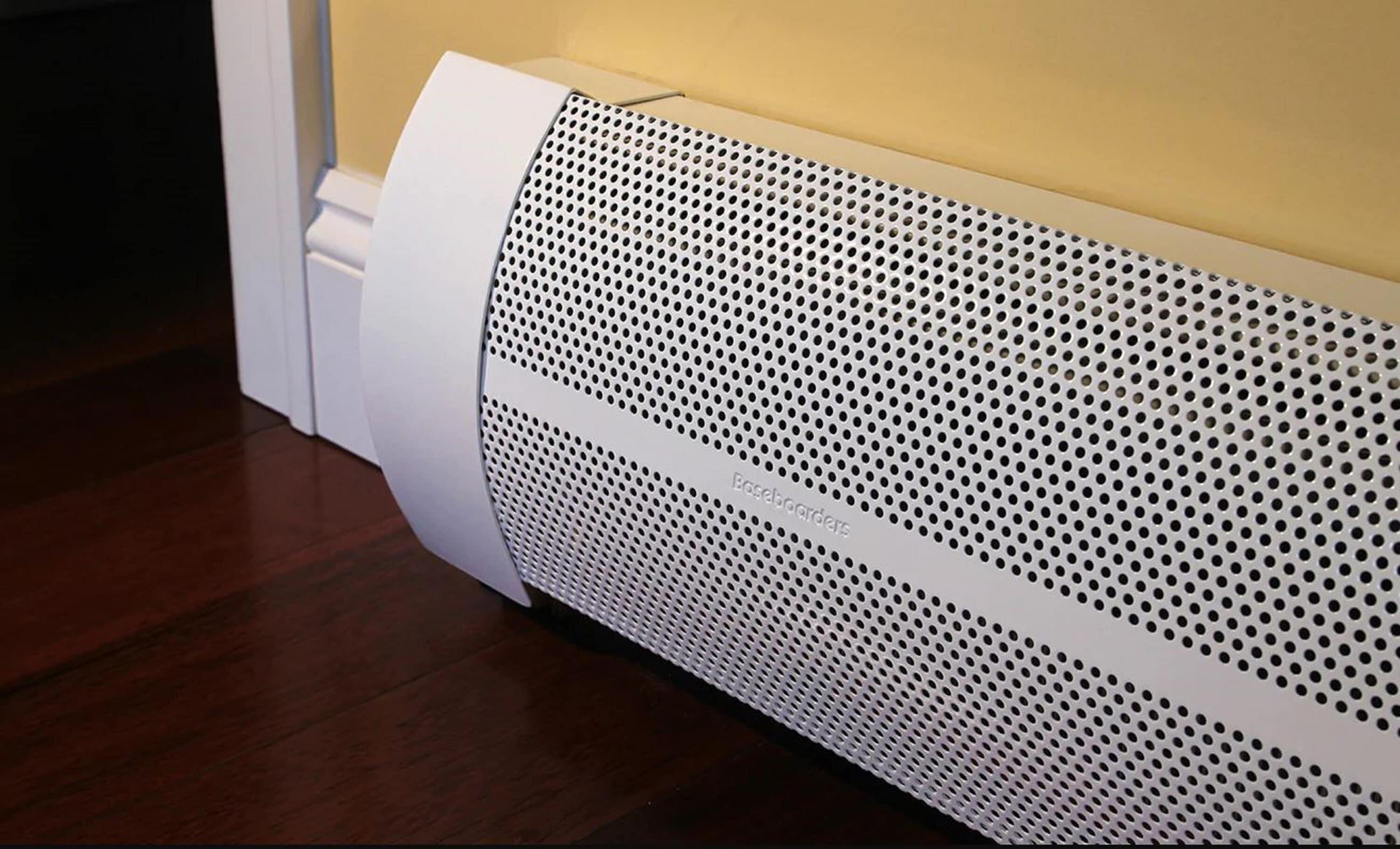Elliptus 7-ft White Galvanized Steel Slip-On Baseboard Heater Cover
