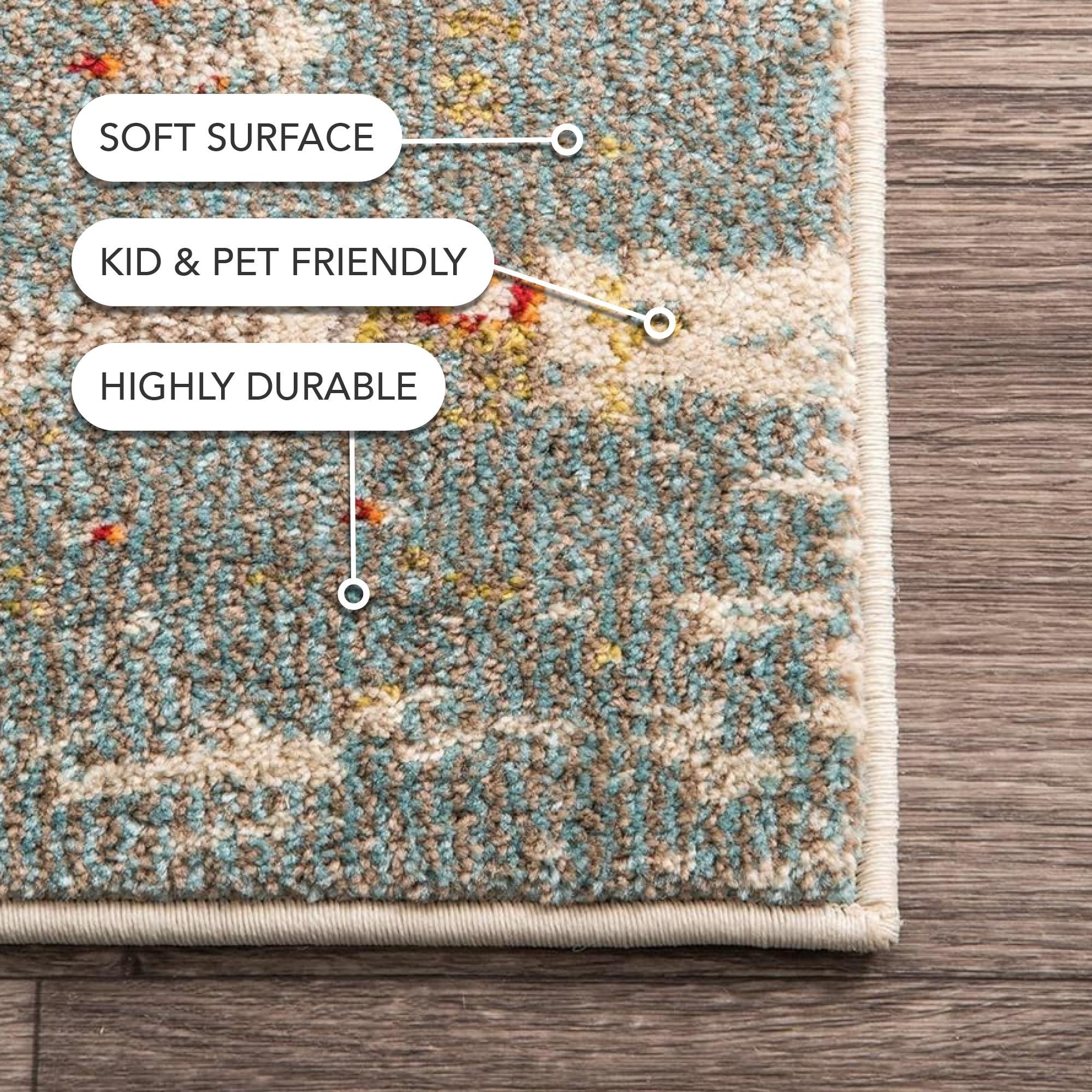 nuLOOM Sarita Distressed Persian Area Rug, 12' x 15', Gray