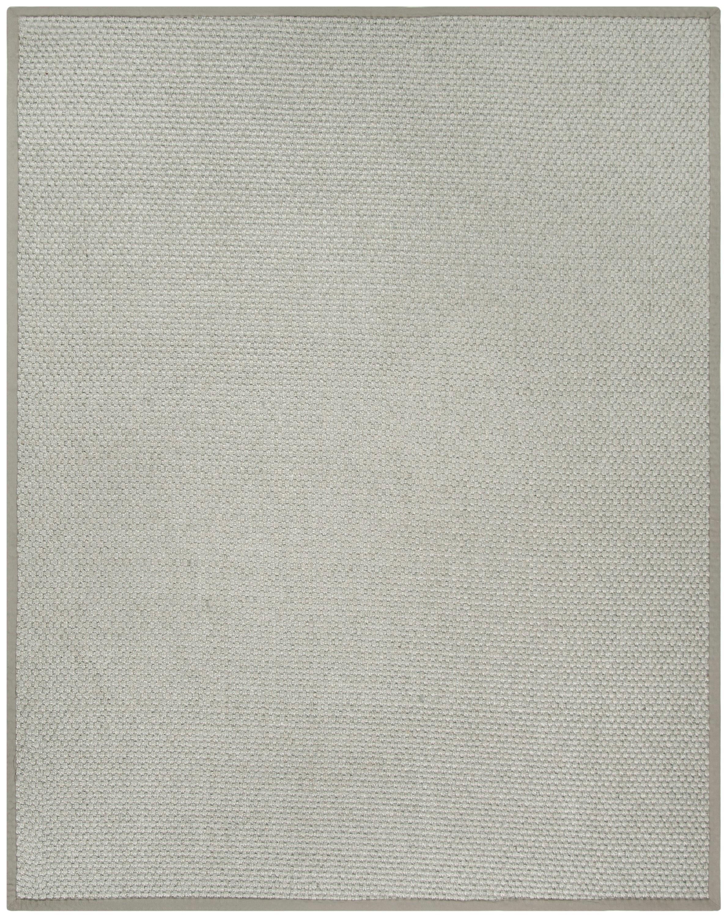 Natural Fiber NF463 Power Loomed Indoor Area Rug - Silver/Grey - 6'x9' - Safavieh.