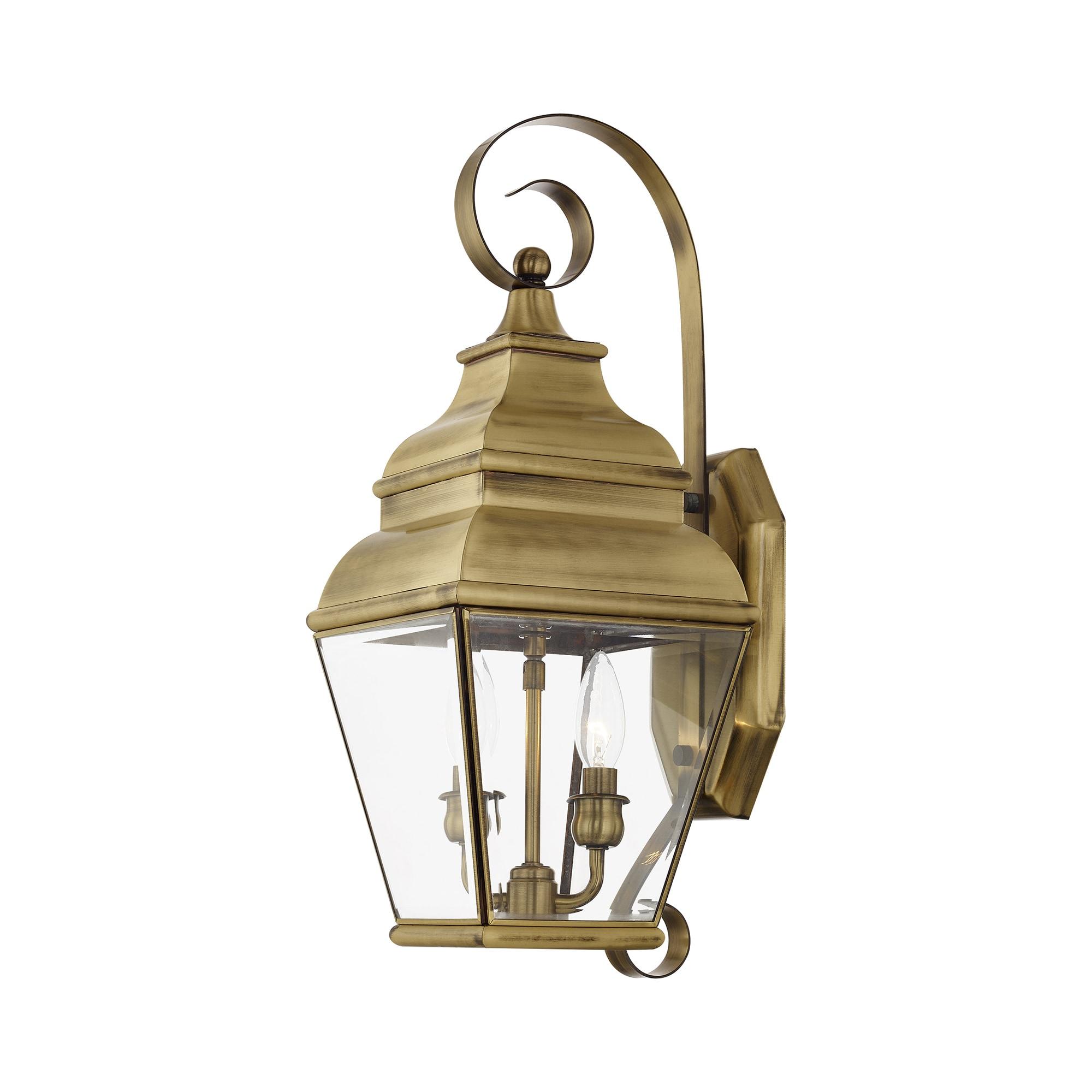 Livex Lighting Exeter 2 - Light Wall Light in  Antique Brass