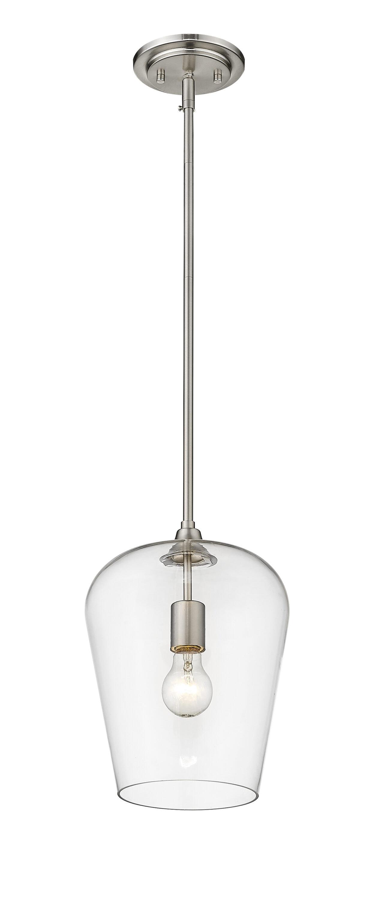 Z-Lite Joliet 1 - Light Pendant in  Brushed Nickel