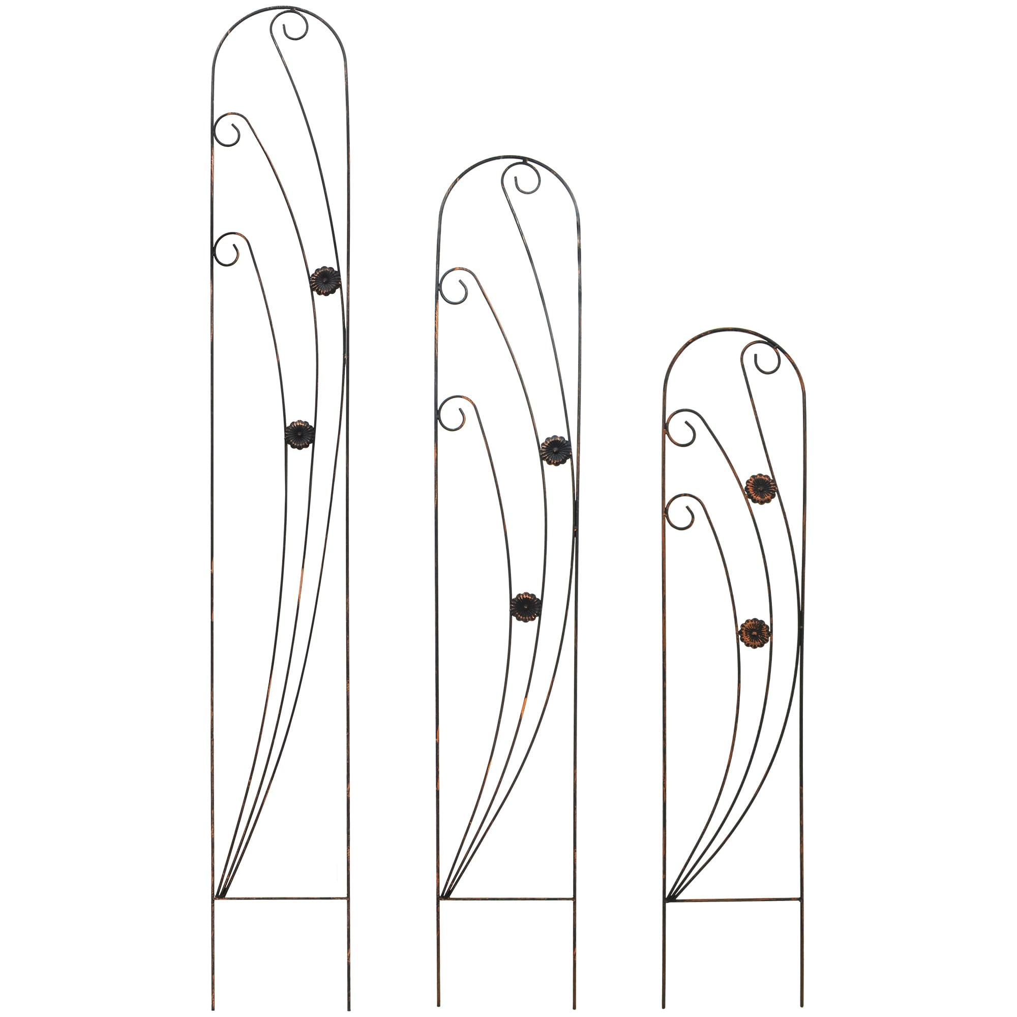 TR08 Phoenix Trellis 5' x 10", Black