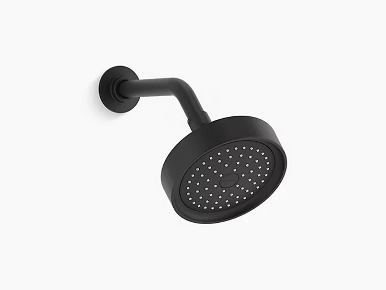 Kohler Purist 2.5 Gpm Multifunction Wall Mount Showerhead, Three Spray Settings, 5.5" High Pressure Spray Head
