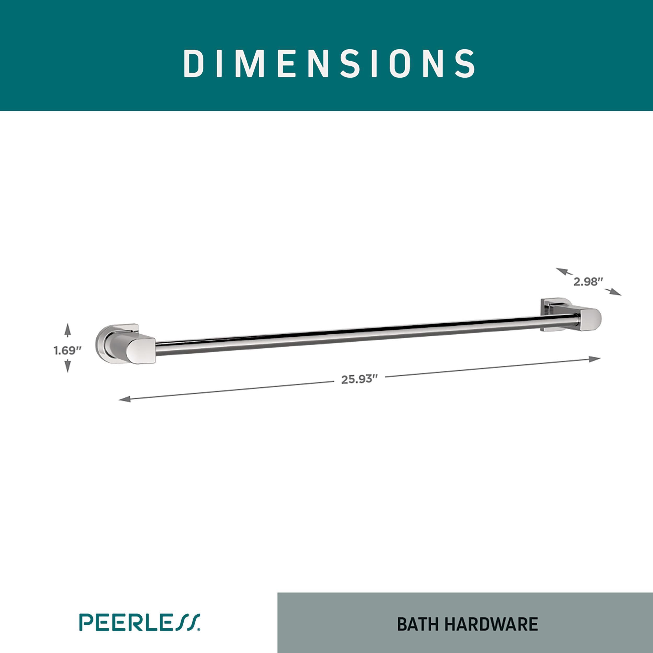 Peerless Faucets Xander 1 Wall Towel Bar PA619-24
