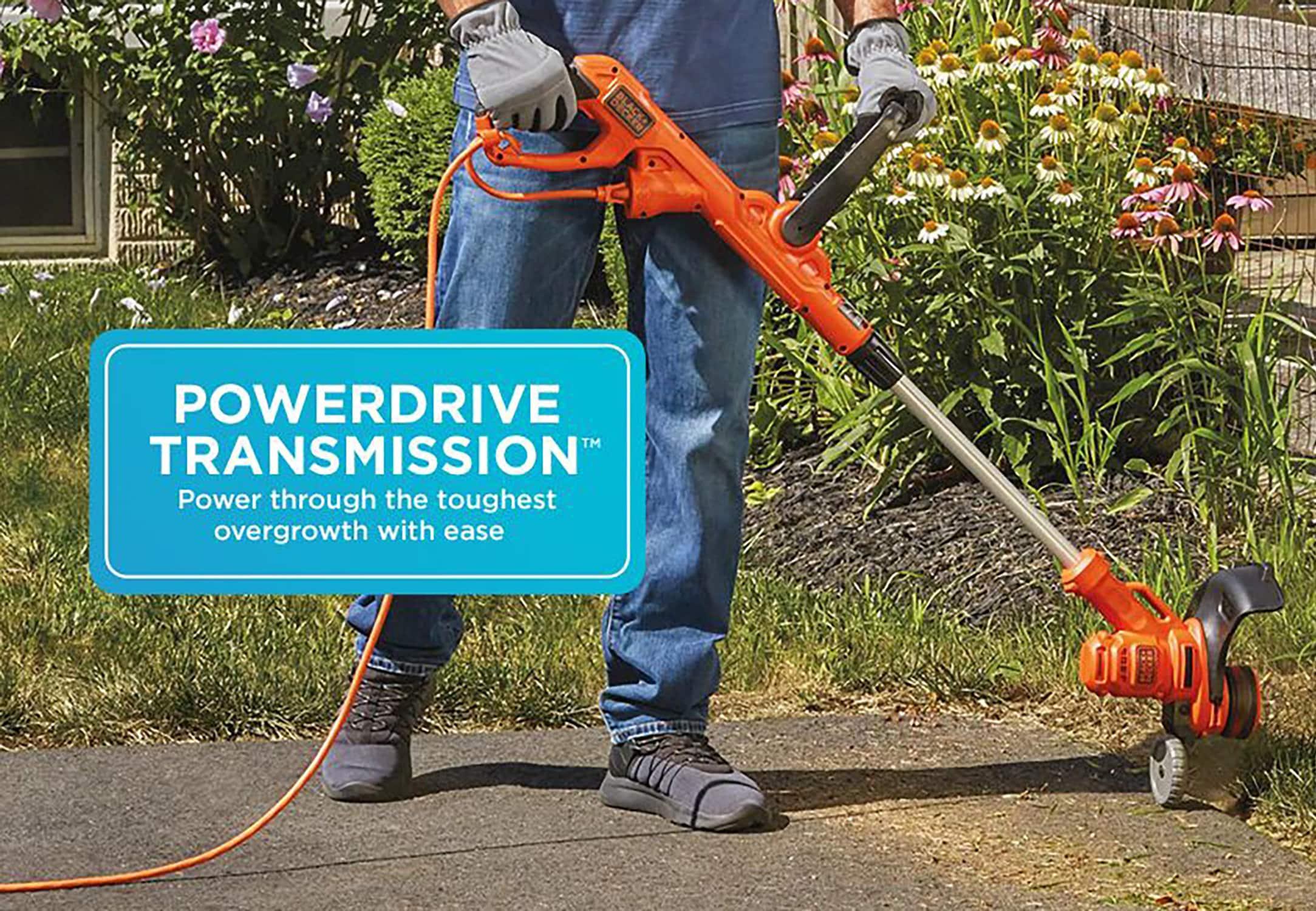 BLACK+DECKER Electric Lawn Mower, String Trimmer, Edger, 3-In-1, Corded, (BESTA512CM)