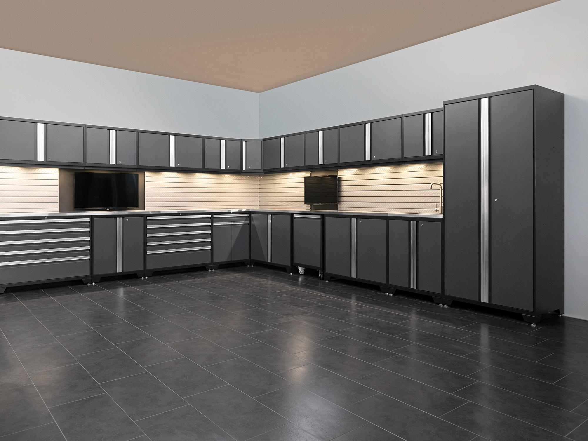 NewAge Products Stone Composite Luxury Vinyl Tile 600 Sqft Flooring Bundle (12" W x 23" L x 0.37" H), Slate