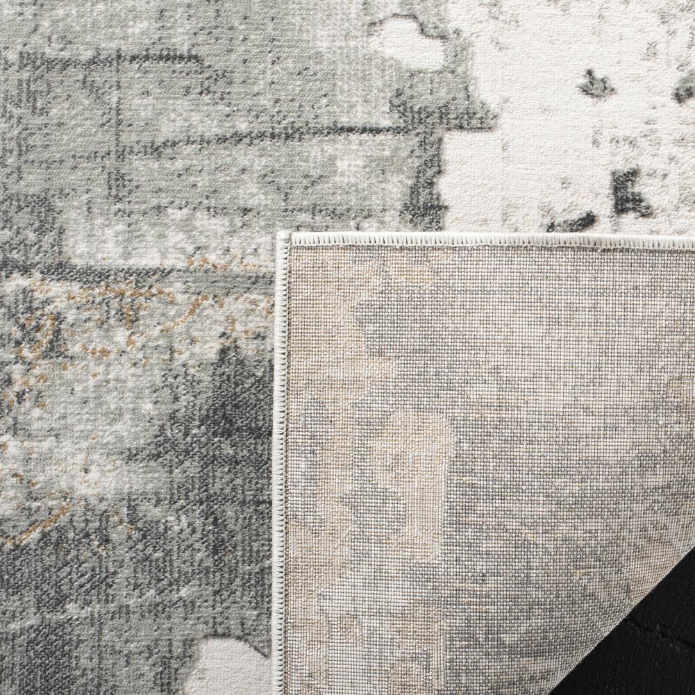 Madison MAD425 Power Loomed Indoor Runner Rug - Grey/Beige - 2'2"x14' - Safavieh