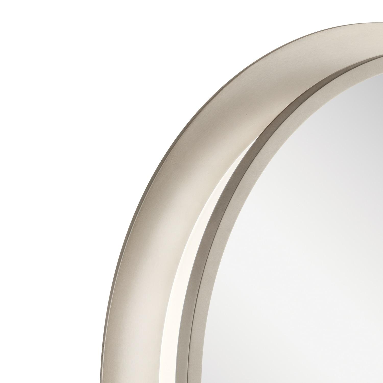 Kichler 86004 30" Diameter Contemporary Circular Metal Framed Bathroom Wall Mirror -