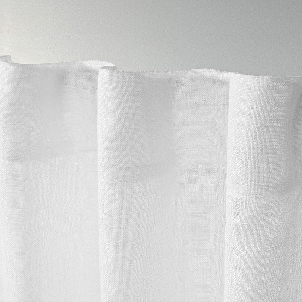 Set Of 2 Bella Sheer Hidden Tab Top Curtain Panels - Exclusive Home