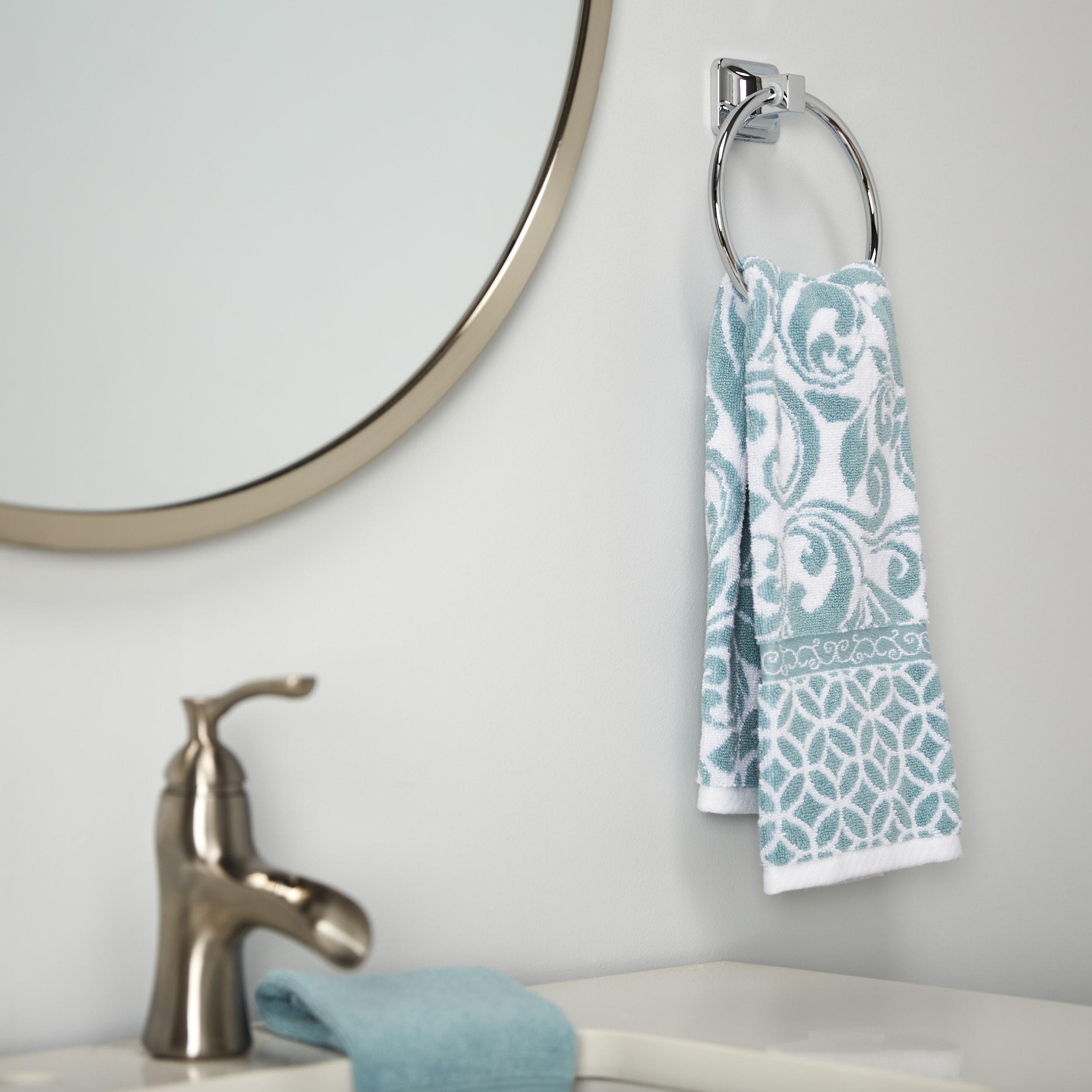 Project Source Seton Chrome Finish Wall Mount Towel Ring