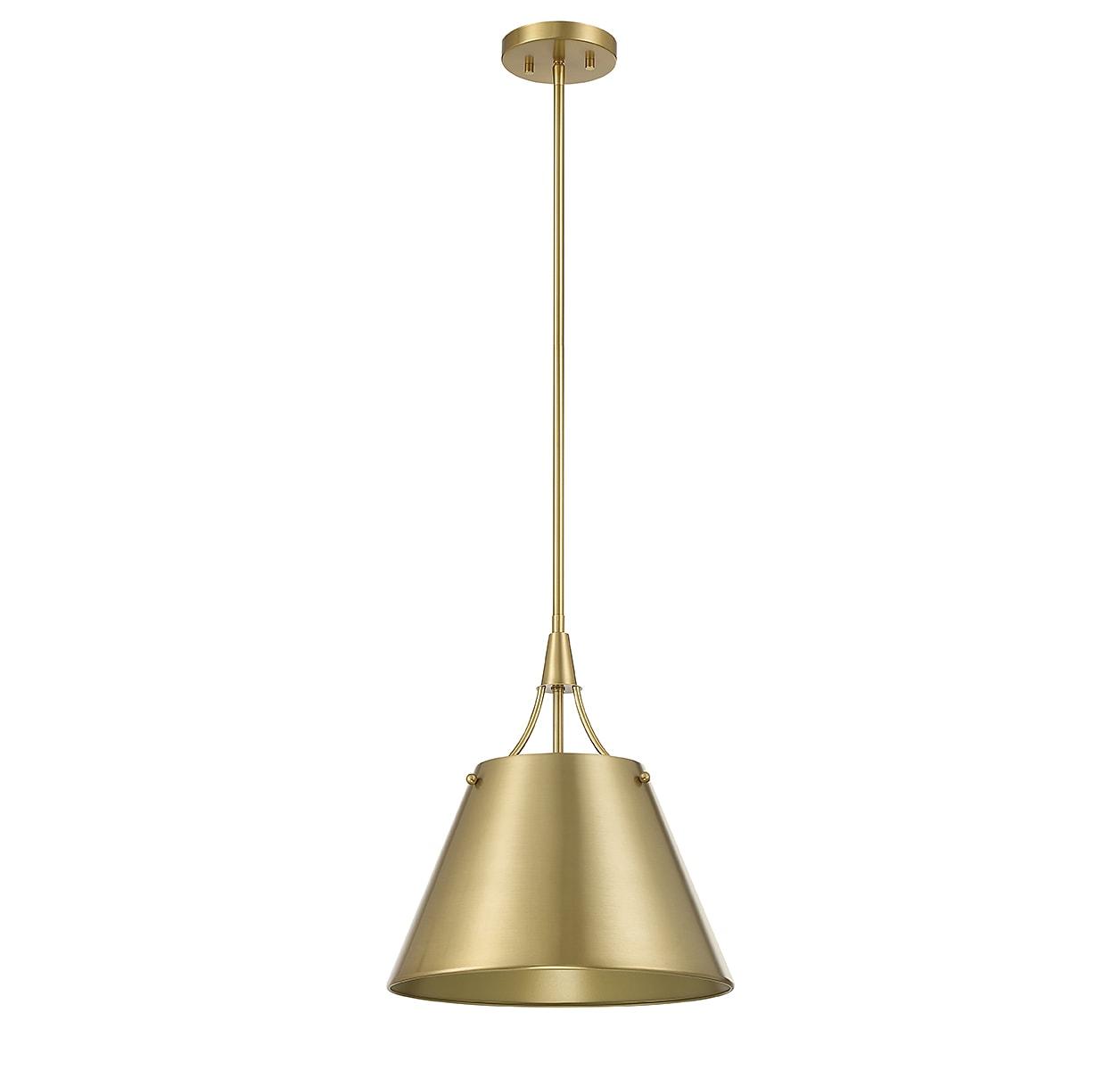 Savoy House Willis 1 - Light Pendant in  Warm Brass