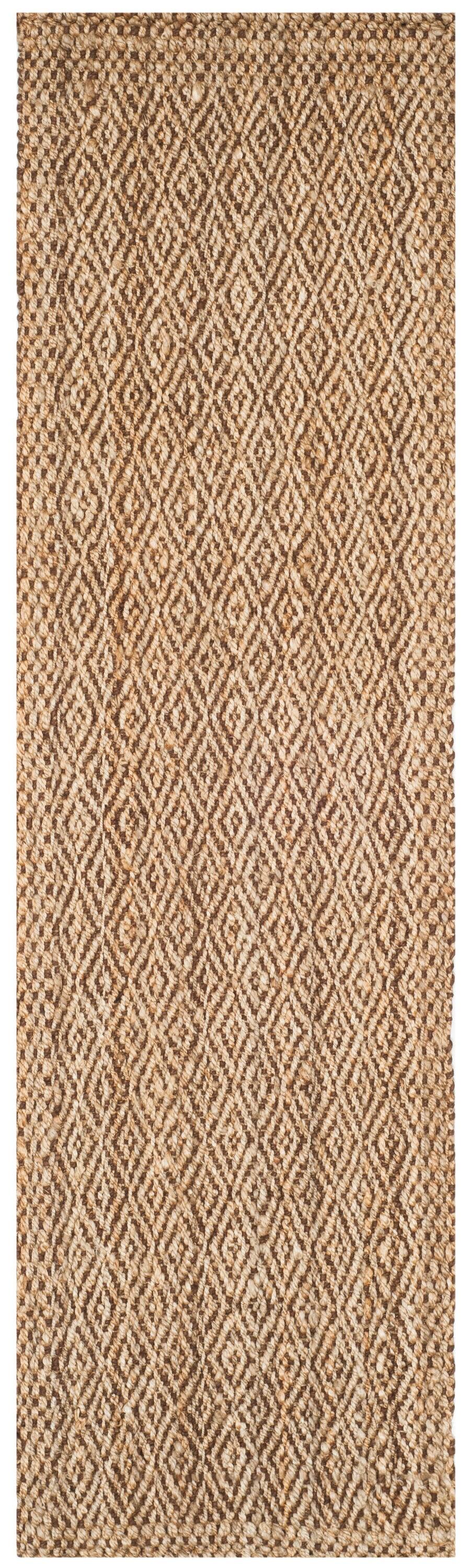 Natural Fiber NF183 Hand Woven Indoor Runner Rug - Natural/Brown - 2'3"x8' - Safavieh.