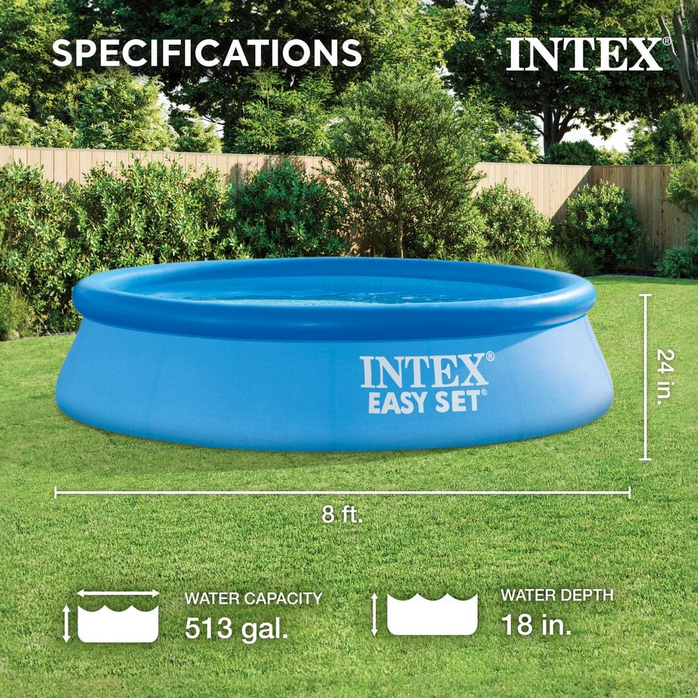 Intex Intex Easy Set Inflatable Kid Swimming Pool Only