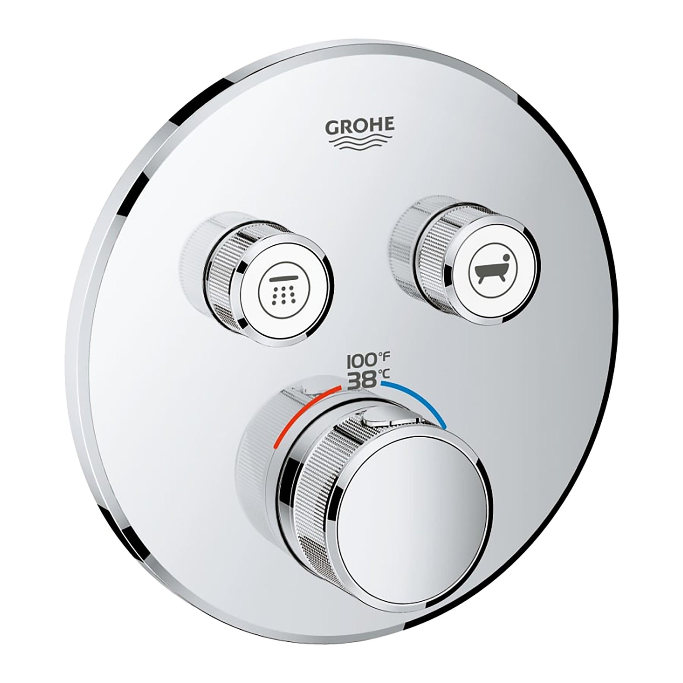 GROHE Grohtherm SmartControl Dual-Function Shower Thermostatic Valve Trim