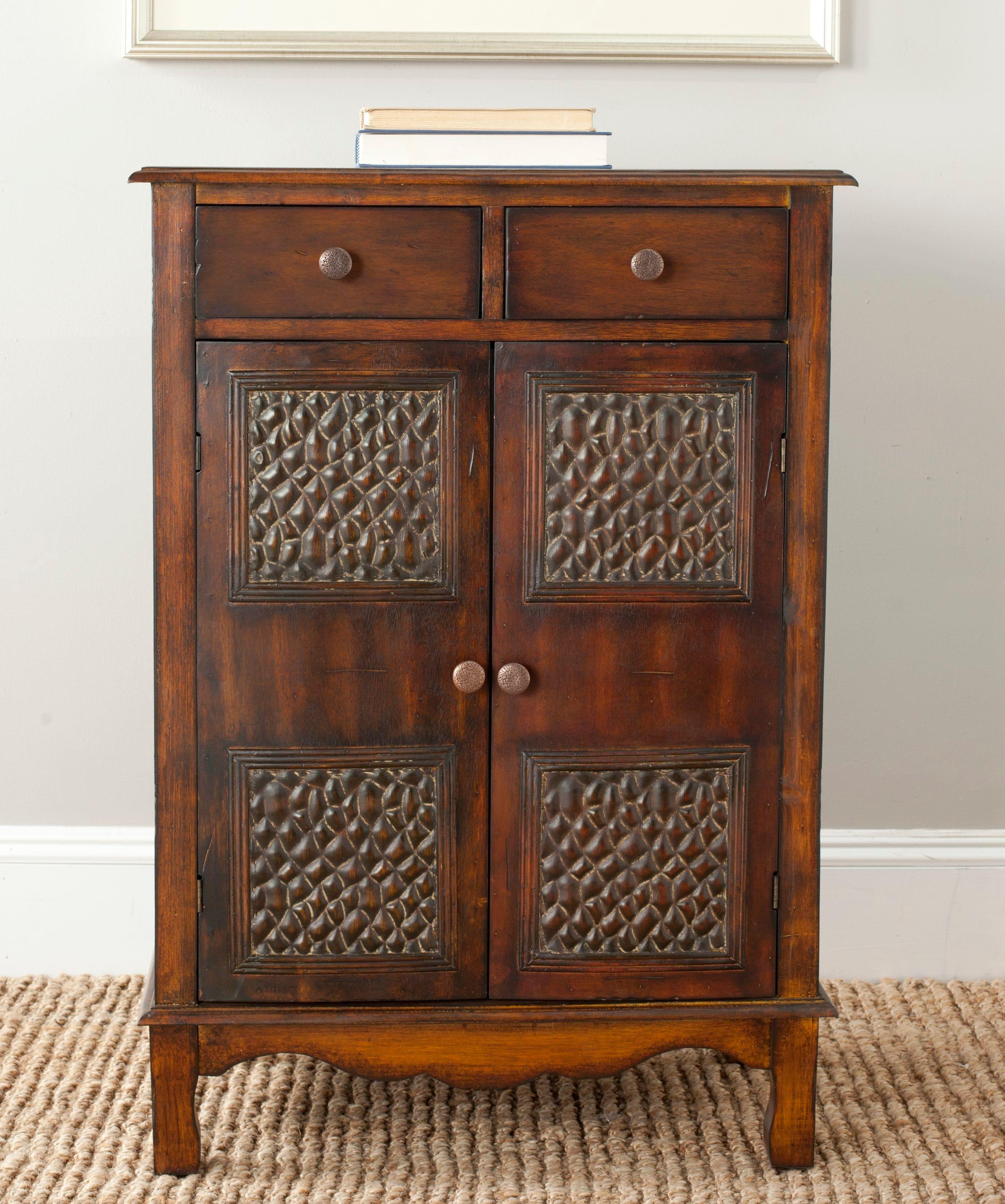 World Menagerie Evrychou Solid Wood Accent Cabinet
