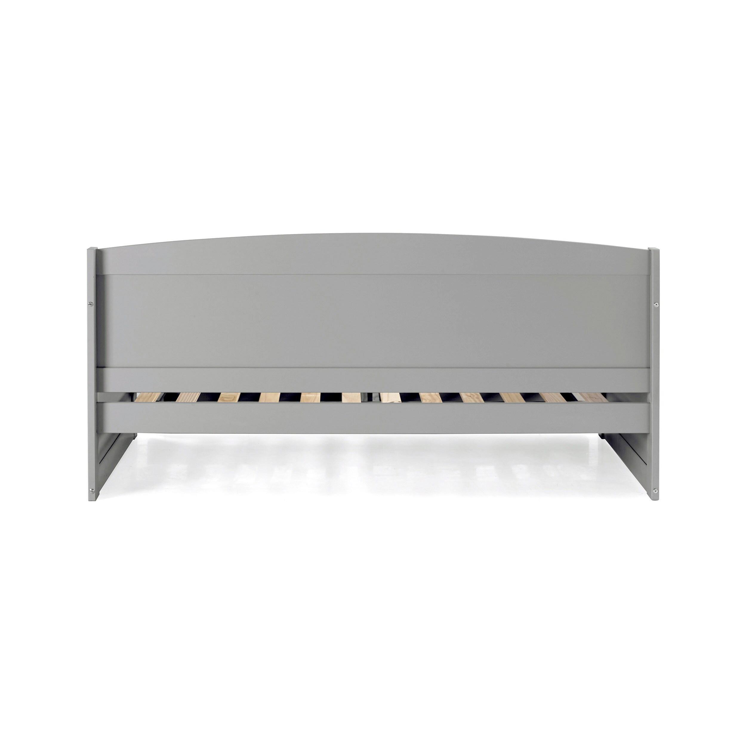 Alaterre Furniture King Harmony Kids' Daybed with Conversion Dove Gray
