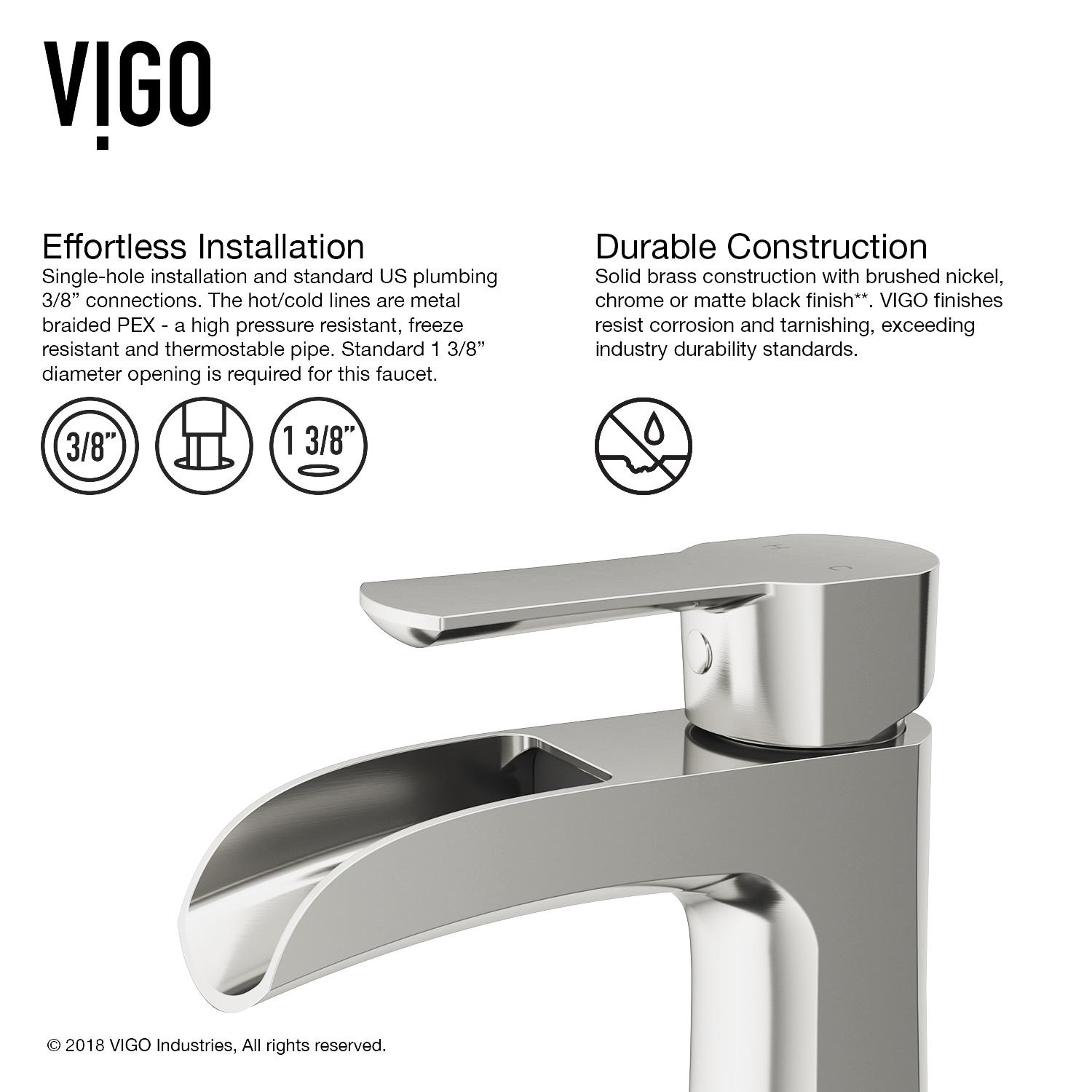 Paloma Single Hole Bathroom Faucet