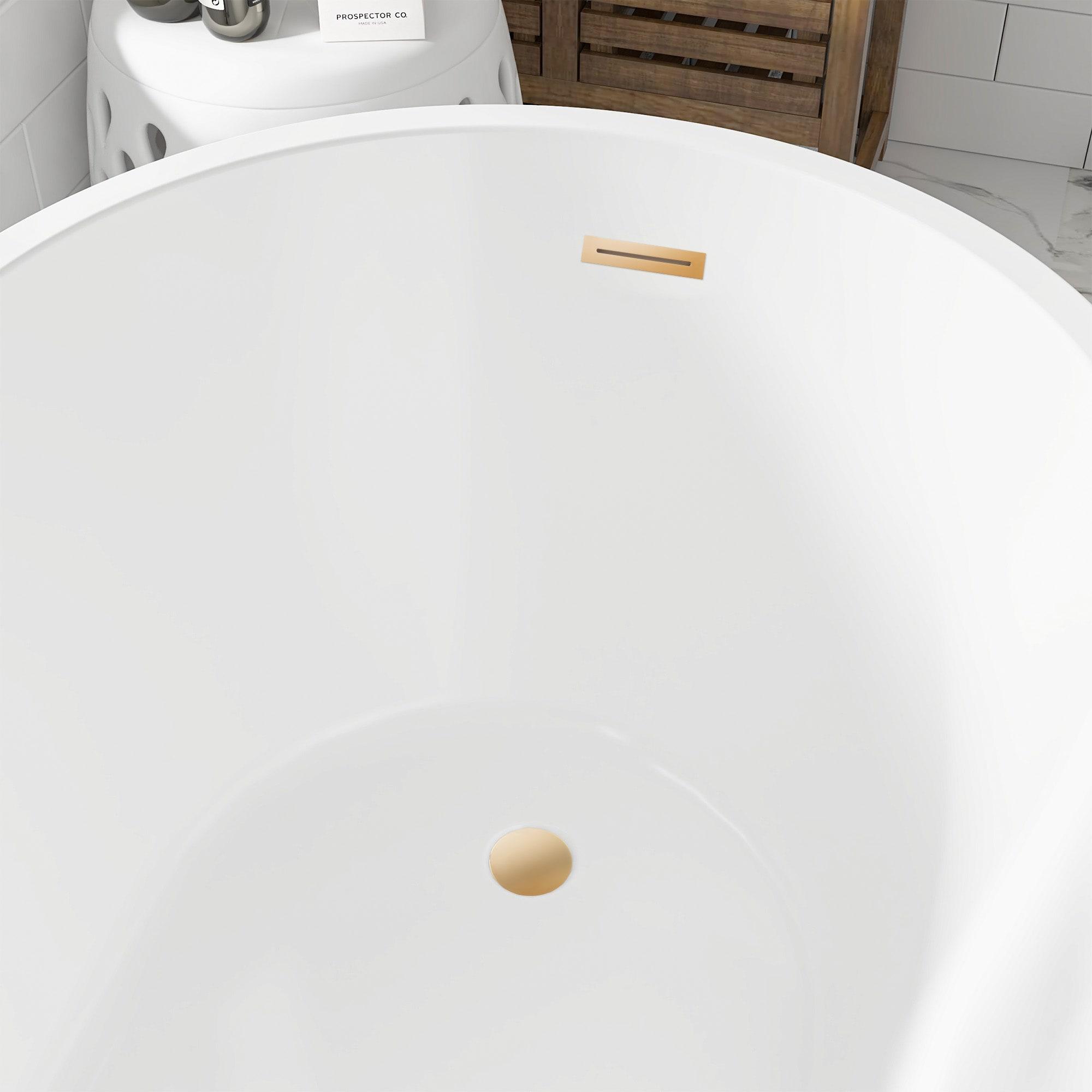 Cora 67" x 32" Freestanding Acrylic Bathtub