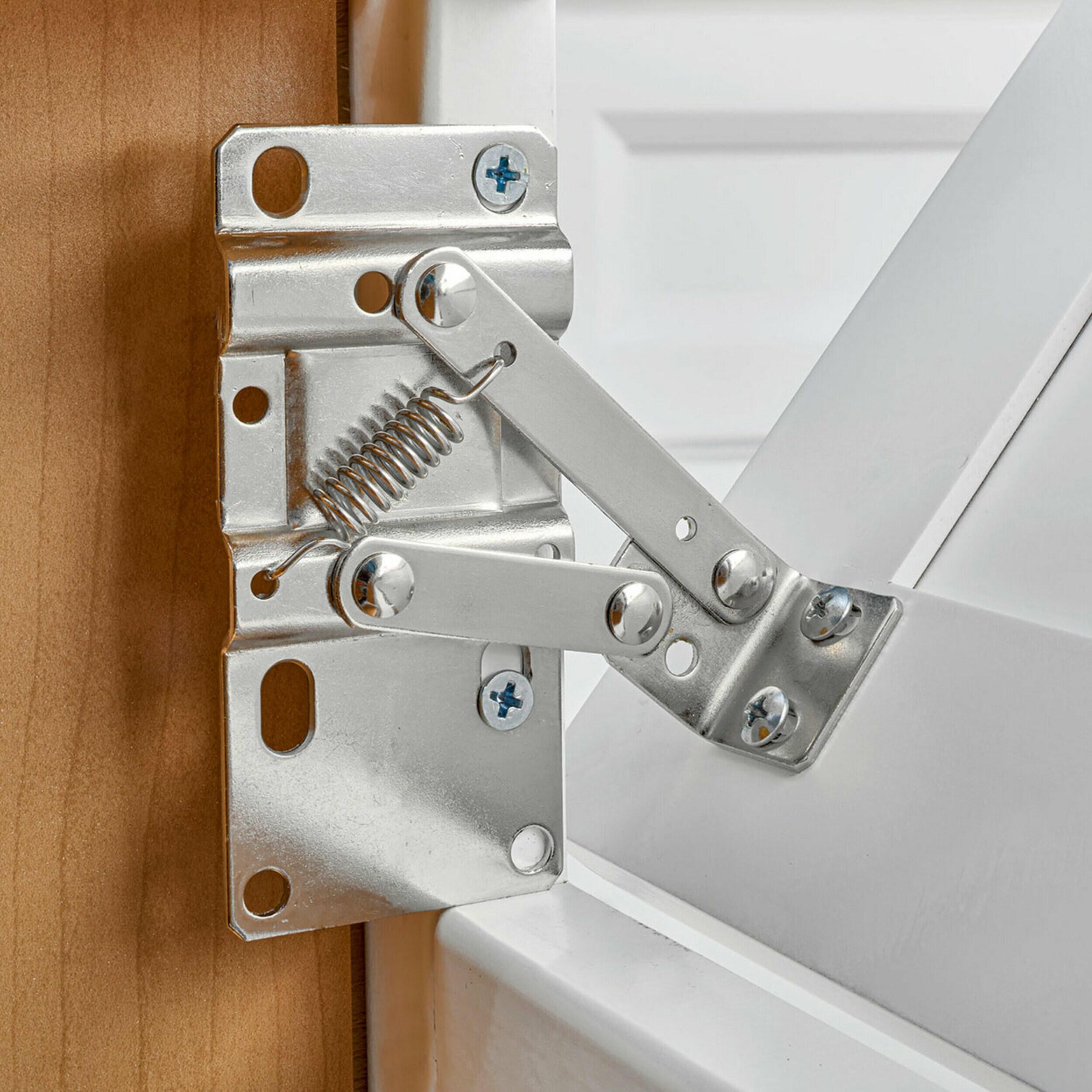 Rev-A-Shelf 28" Slim Tip-Out Sink Tray for Kitchen and Bathroom Base Cabinets, Large Pull Out Stainless Steel Storage Organizer, Silver, 6541-28-52