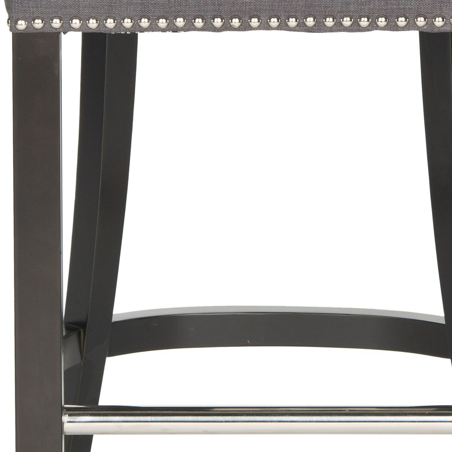Addo Ring Counter Stool - HUD8241 - Charcoal - Safavieh