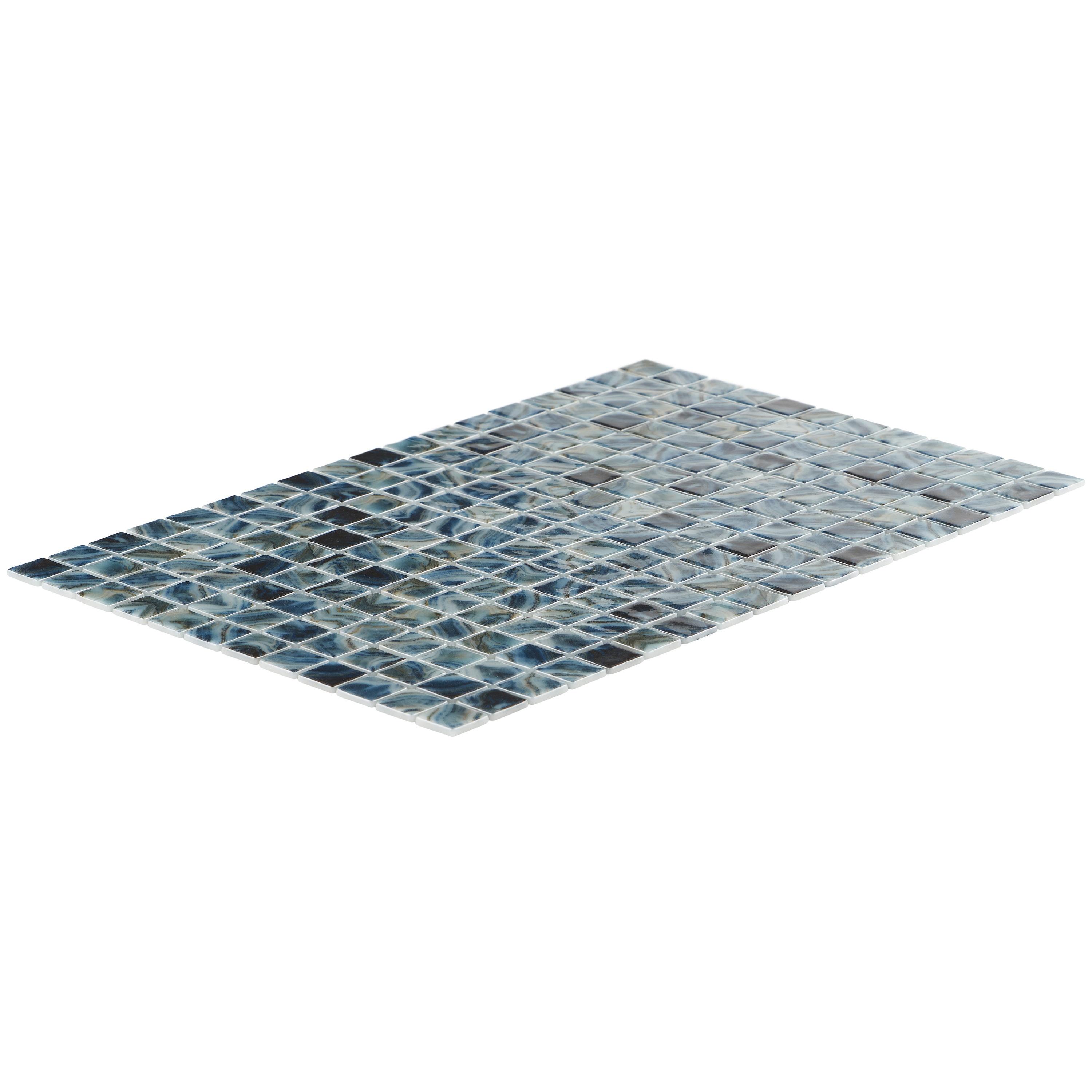 Rapids 1" x 1" Glass Grid Mosaic Wall & Floor Tile