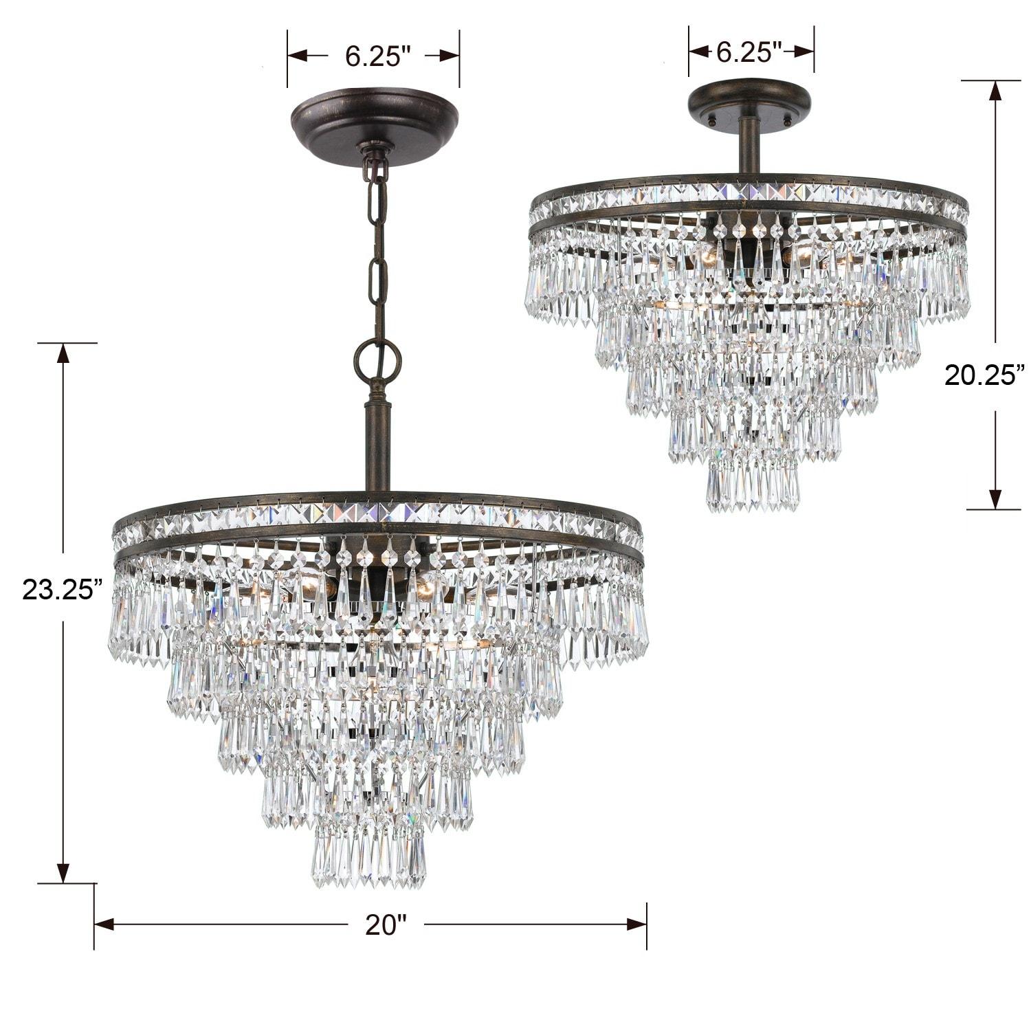 Crystorama Lighting - Seven Light Chandelier - Chandelier - Mercer - Seven Light