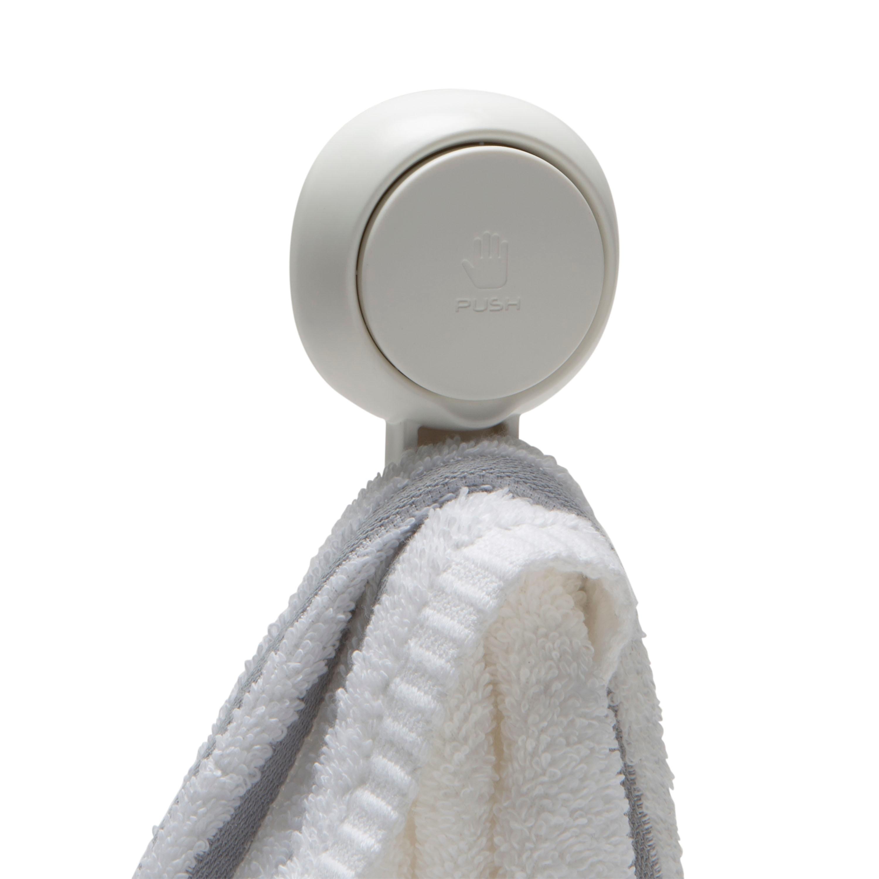 Bath Bliss 2 Pack Gel-Suction Power Hooks - 4.5"x 2.5"x 1.7"