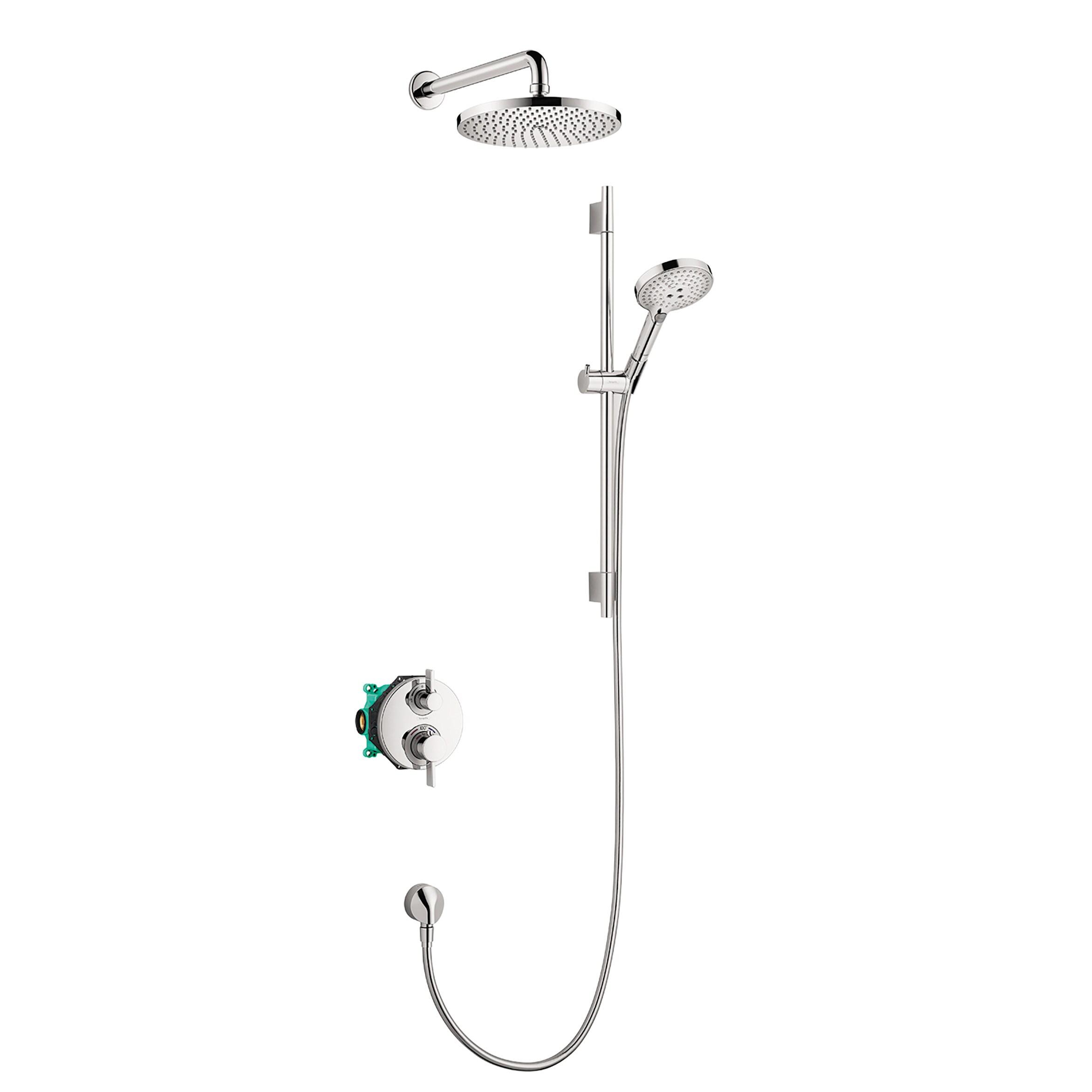Raindance Thermostatic Complete Shower System with Rough-in Valve