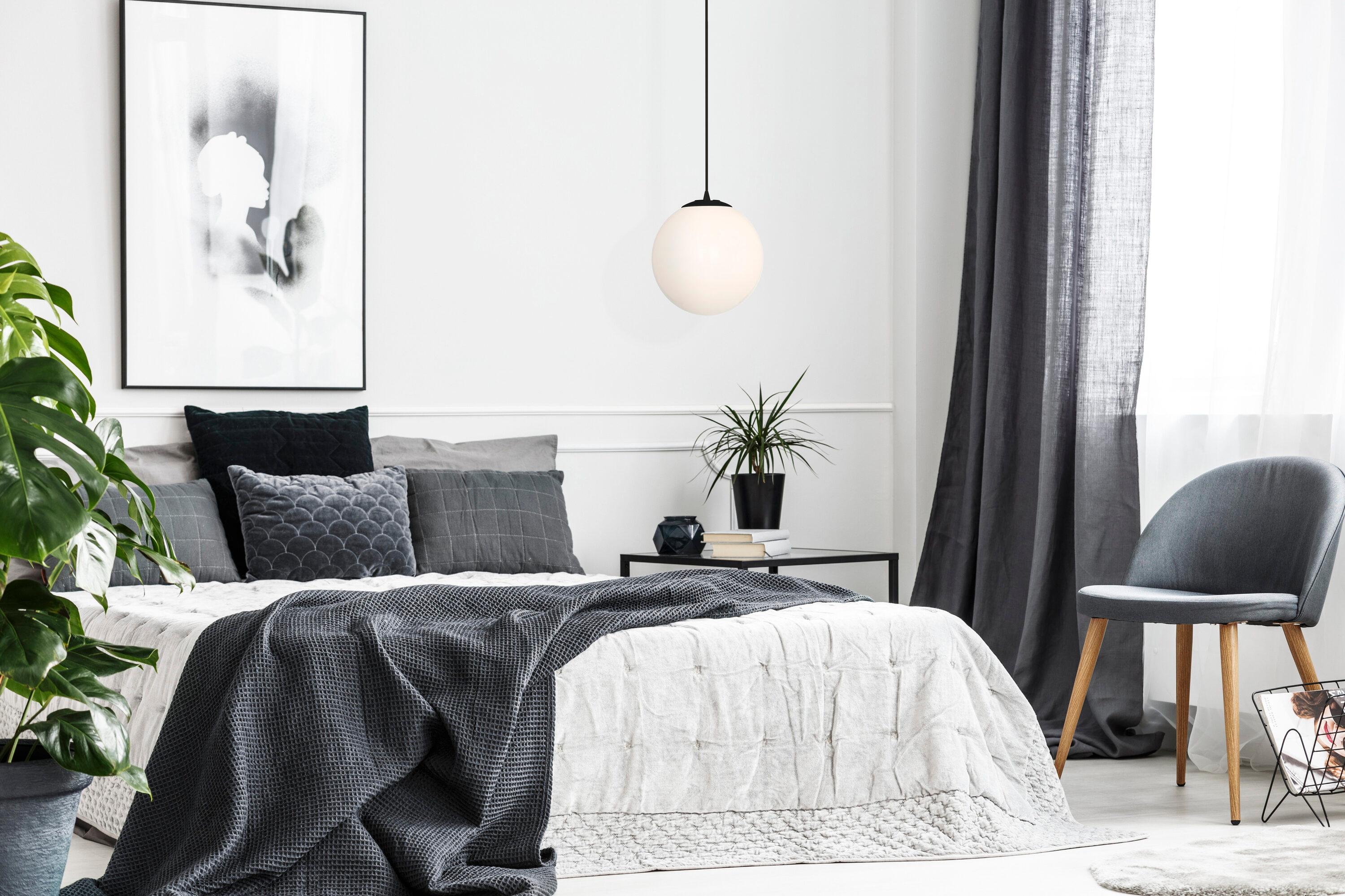 Access Lighting PEARL 1 - Light Pendant in  Matte Black