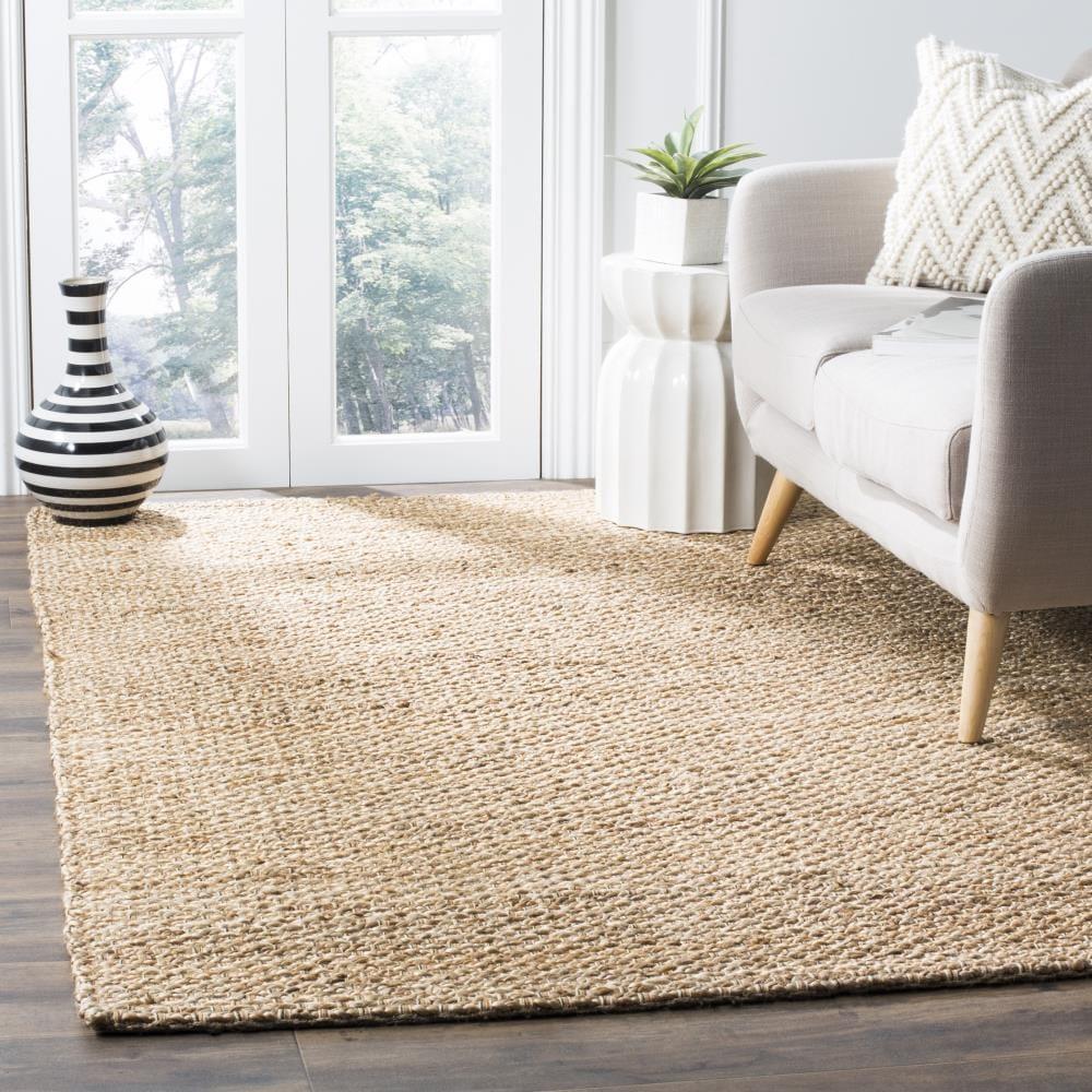 SAFAVIEH Natural Fiber Lillian Braided Jute Area Rug, Natural, 5' x 8'