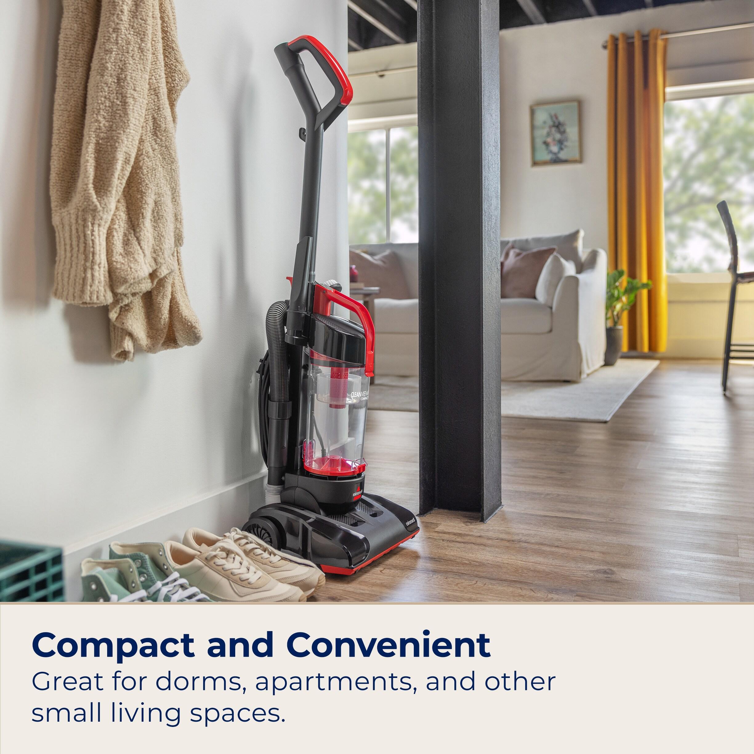 BISSELL CleanView Compact Upright Vacuum, Lightweight with Powerful Suction and Removable Extension Wand 3508