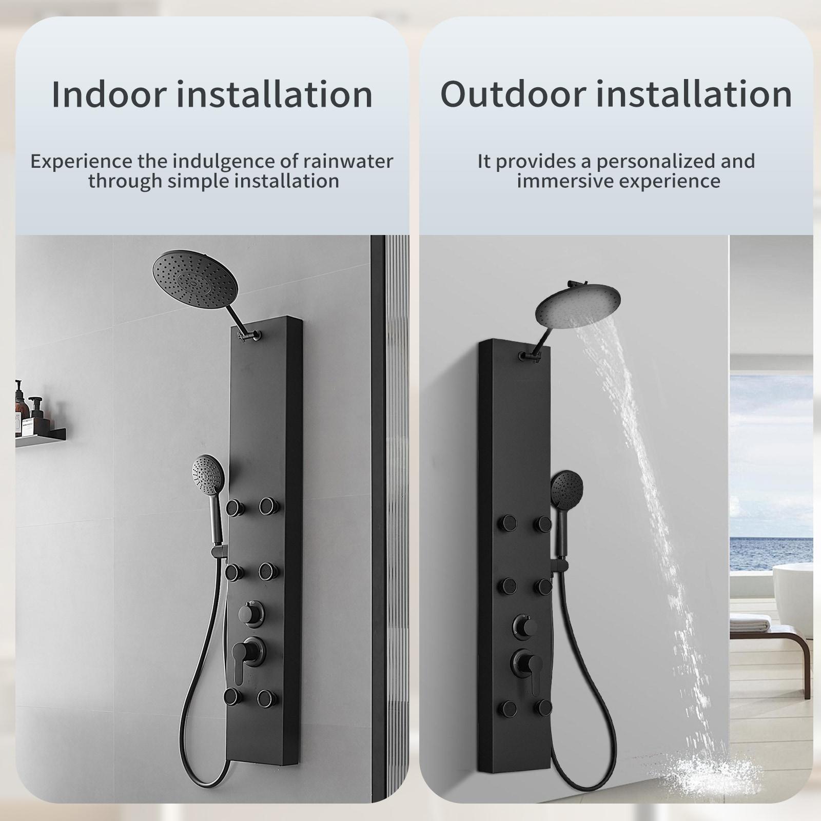 60.55'' Shower Panel with Adjustable Shower Head