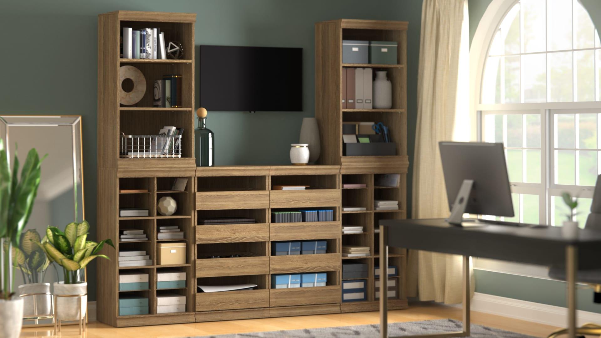 Modular Storage 21.38" W Drawer Unit with 4 Drawers