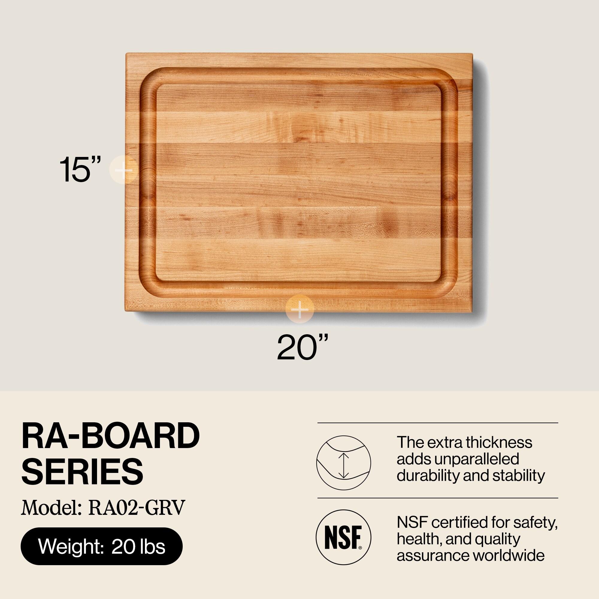 John Boos John Boos RA-Board Wood Cutting Board with Groove