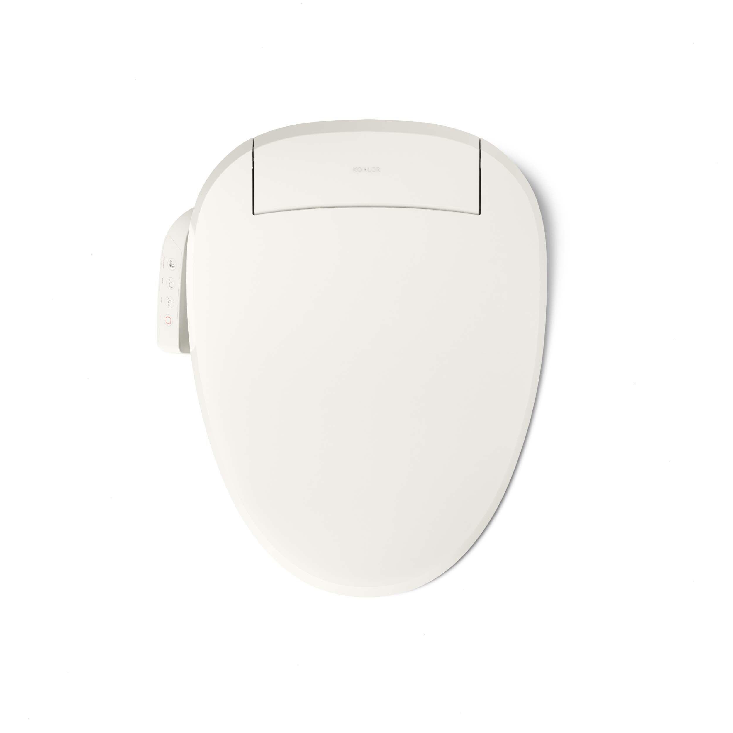 PureWash E545 Elongated Heated Bidet Toilet Seat, Electric Bidets for Existing Toilets