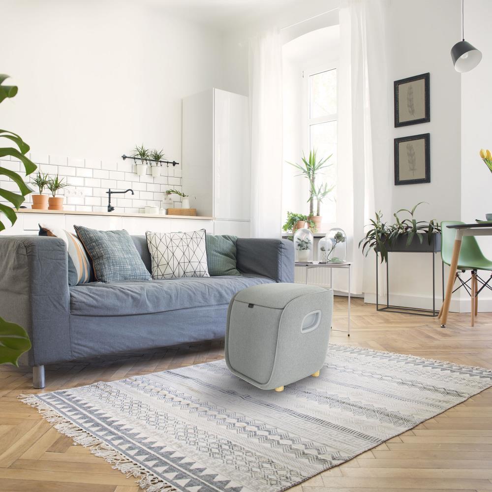 Synca Wellness Upholstered Heated Massage Chair with Ottoman