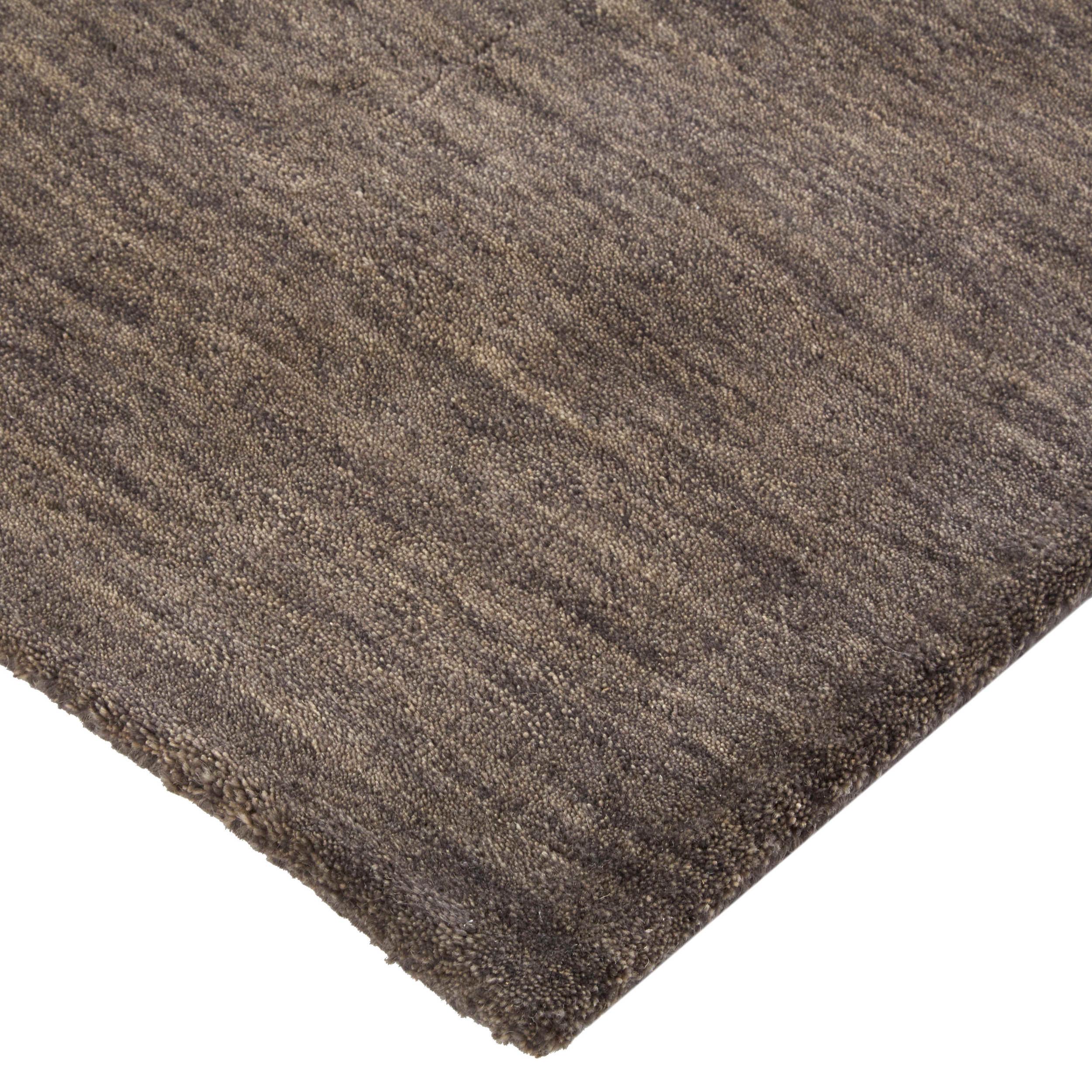 Handmade Tufted Wool Charcoal Area Rug