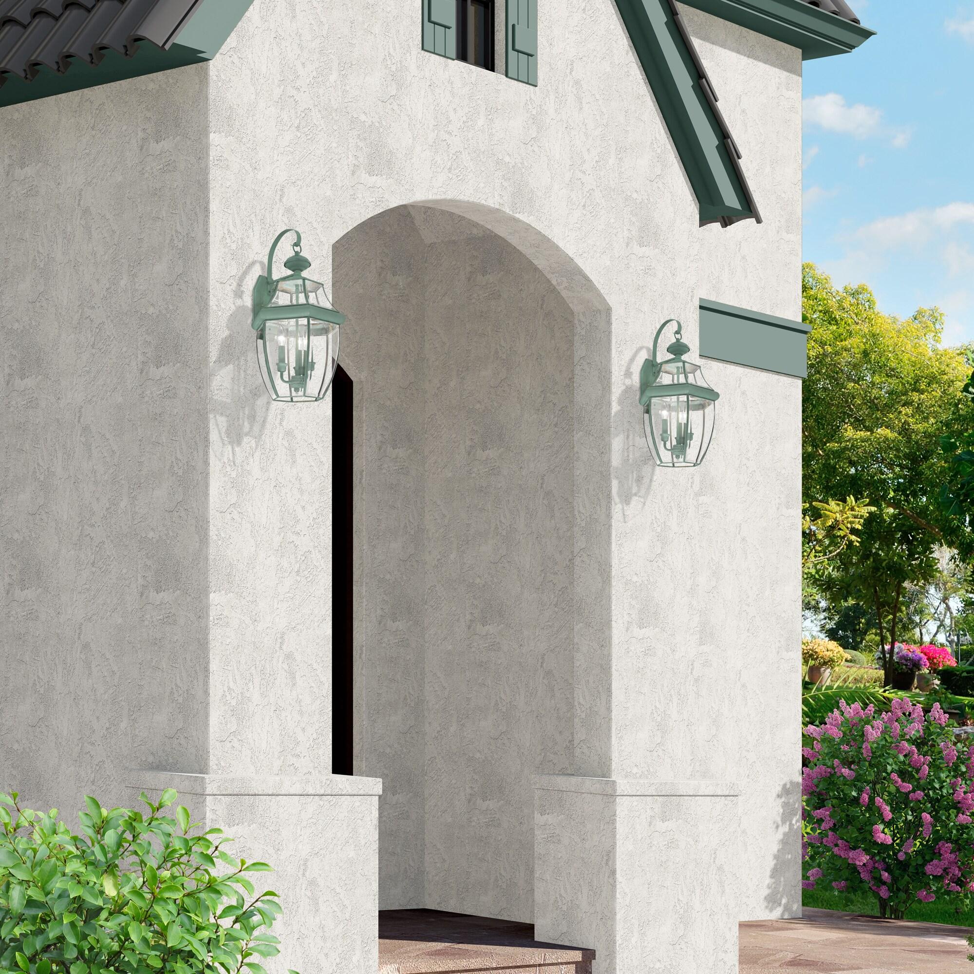 Livex Lighting Monterey 3 - Light Wall Light in  Verdigris