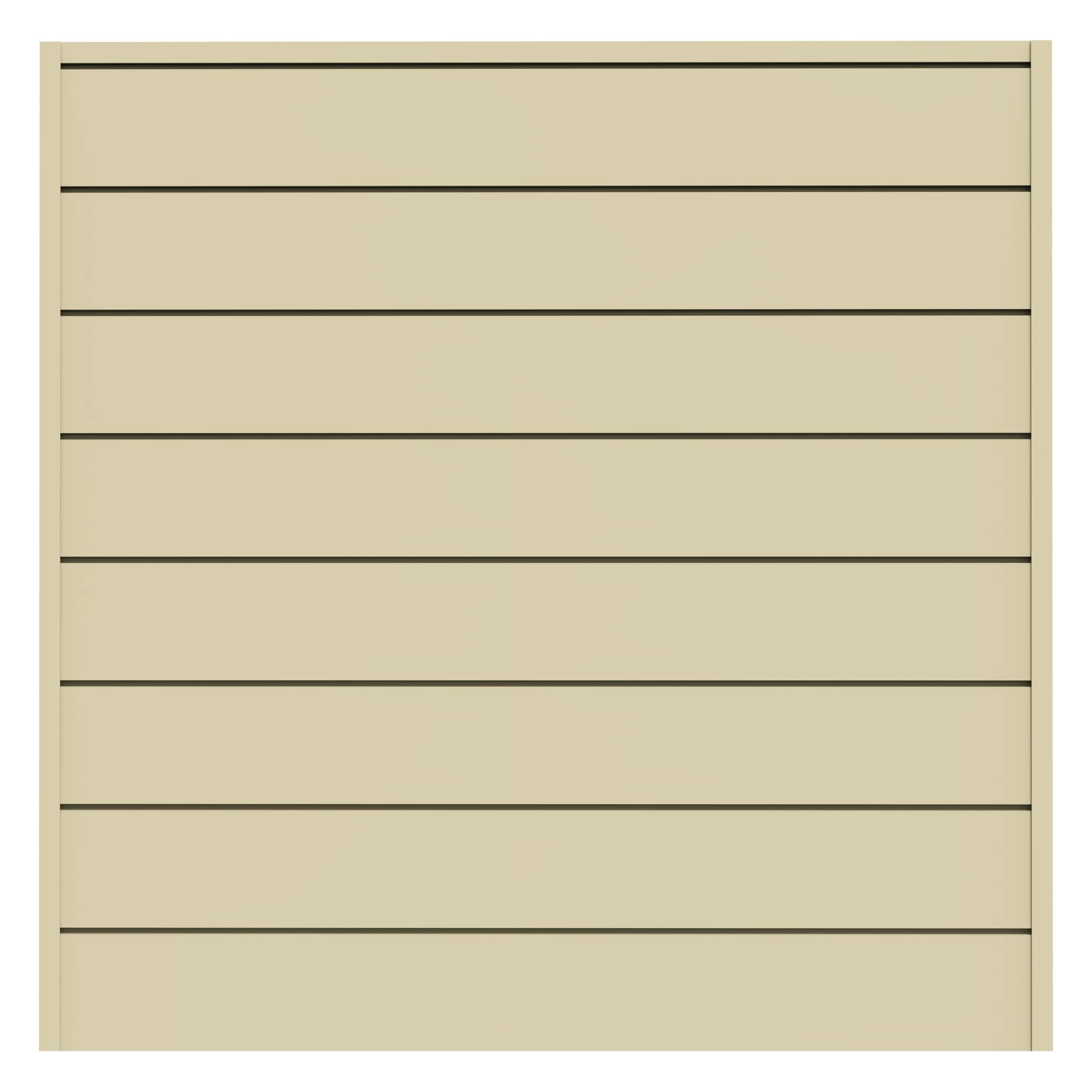 CrownWall PVC Slat Wall Panels Garage Wall and Home Organizer Storage System  | 4ft by 4ft (Set of 8)