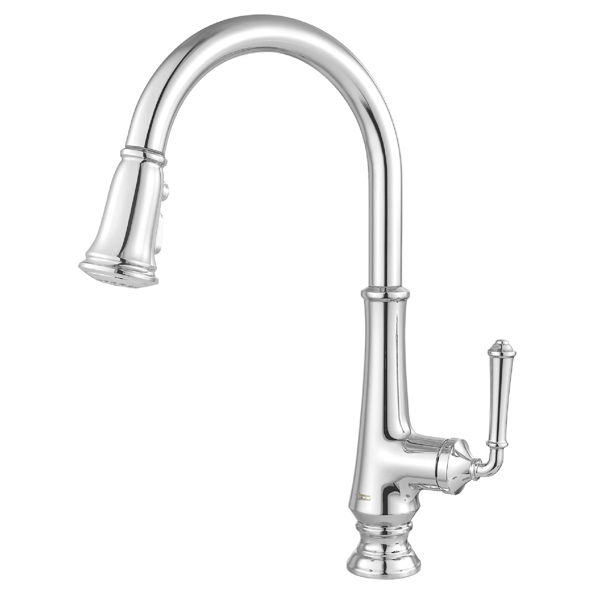 Delancey Pull Down Single Handle Kitchen Faucet With Accessories