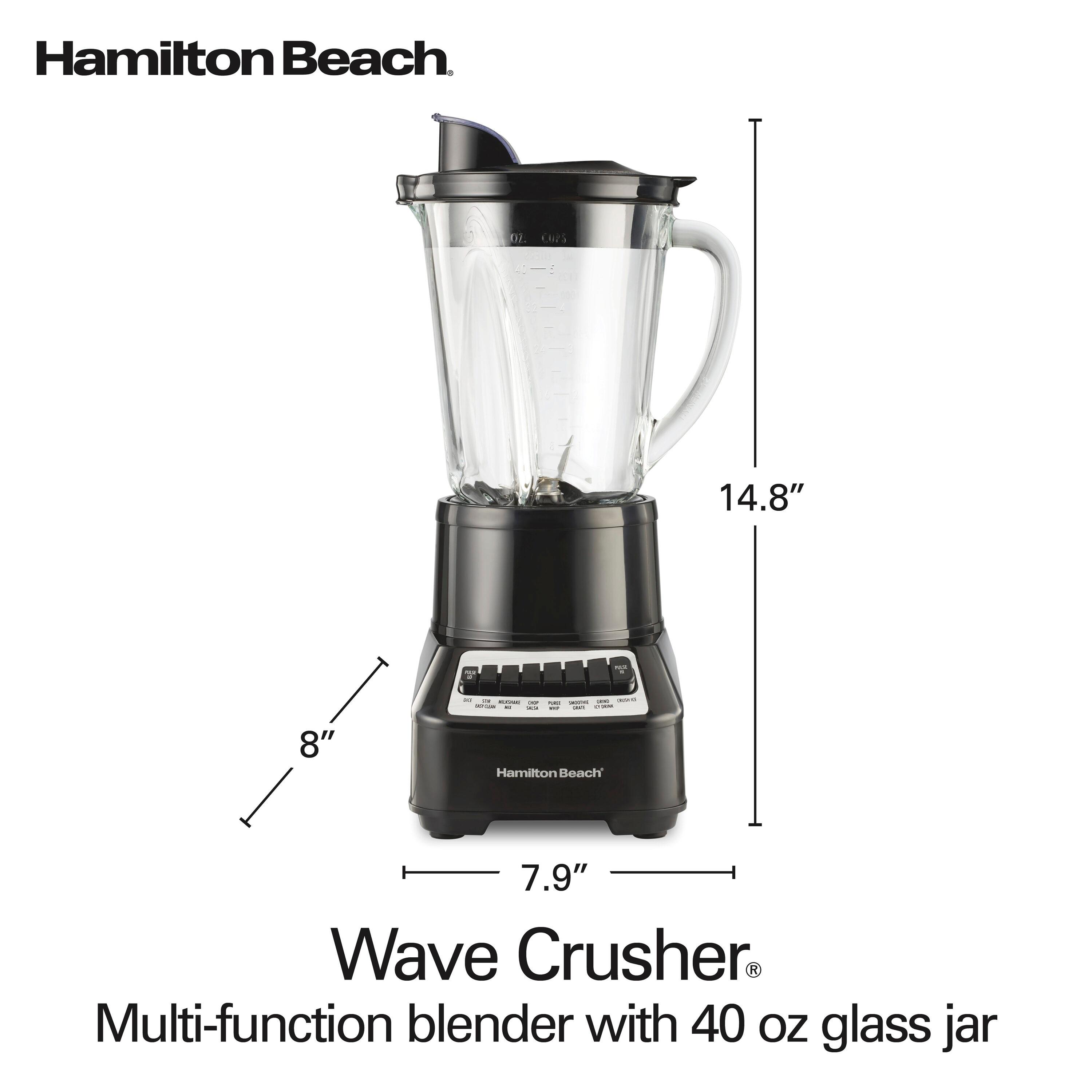 Hamilton Beach Hamilton Beach® Wave Crusher® Multi-Function Blender 40 oz. Glass Jar