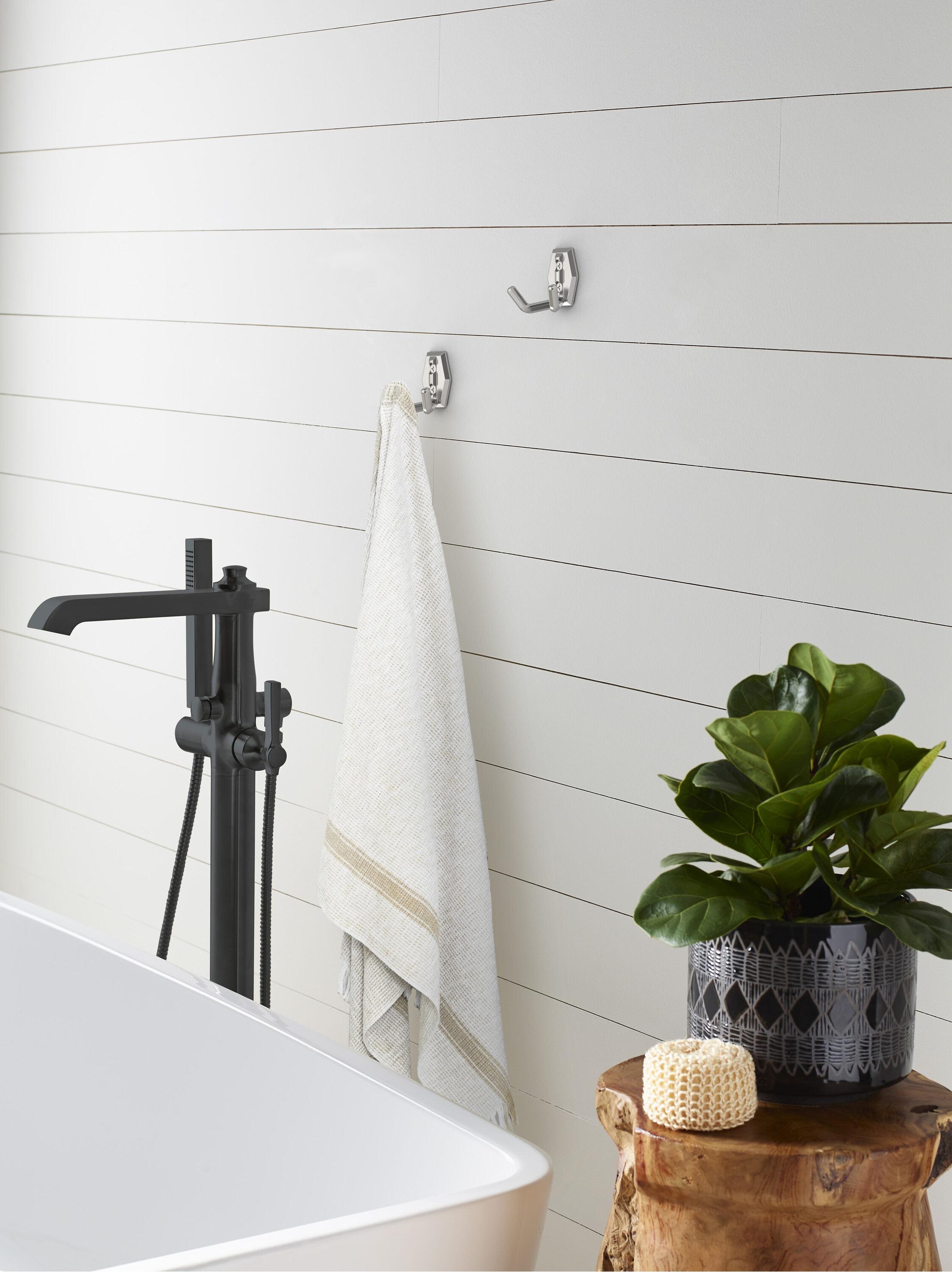 Benton Transitional Double Prong Decorative Wall Hook