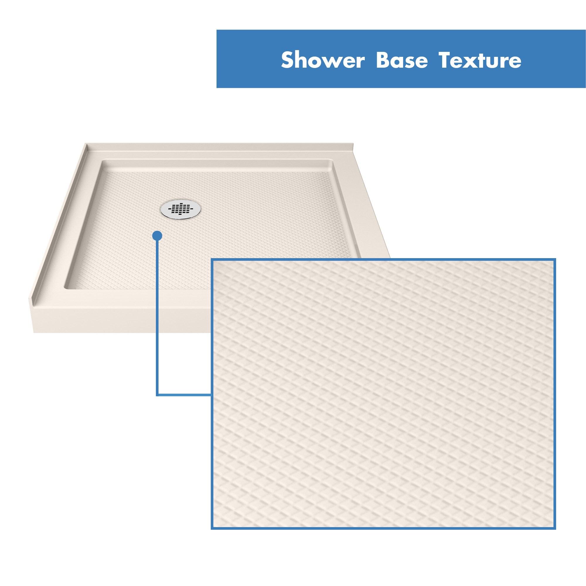 Aqua-Q Fold 32 W X 32 D X 74.75 H Frameless Square Shower Enclosure