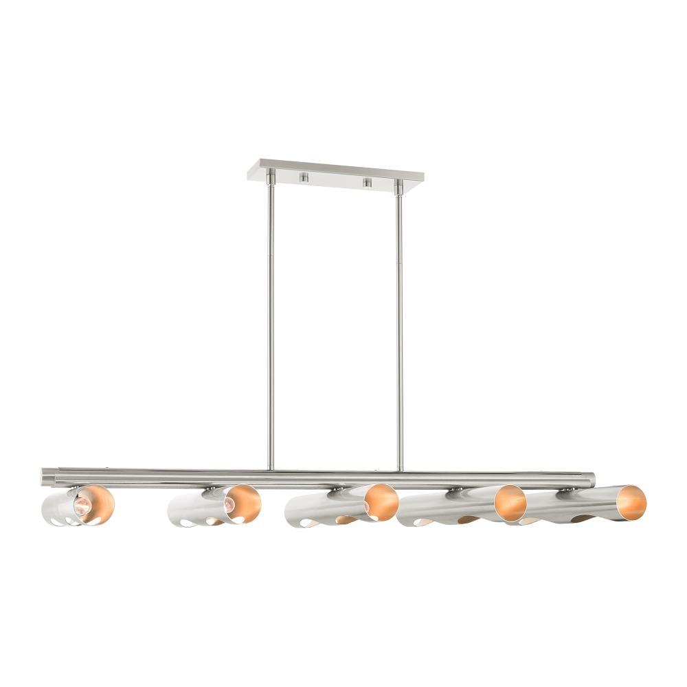 Livex Lighting Novato 10 - Light Chandelier in  Brushed Nickel