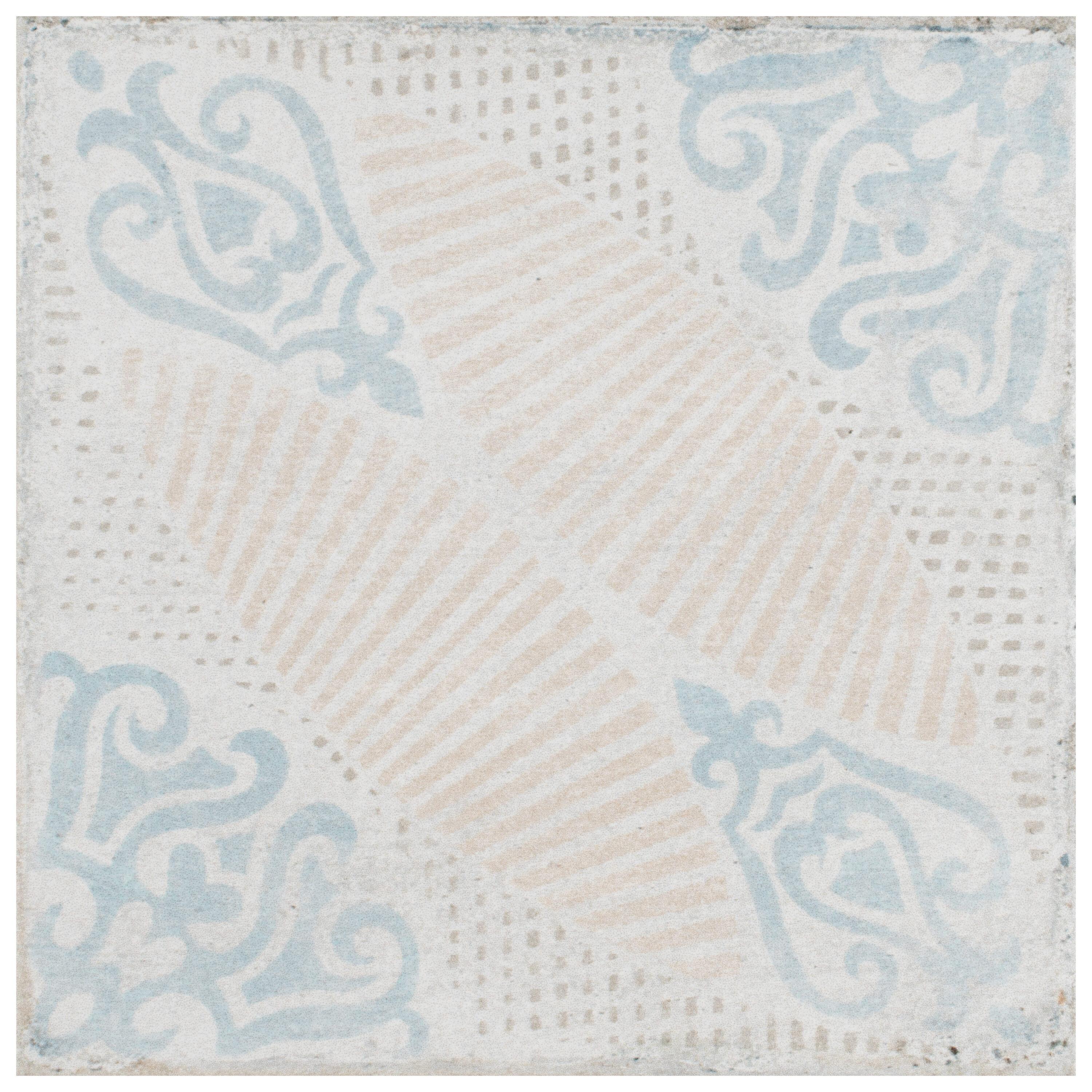 Merola Tile Barcelona 6" x 6" Porcelain Vintage Wall & Floor Tile