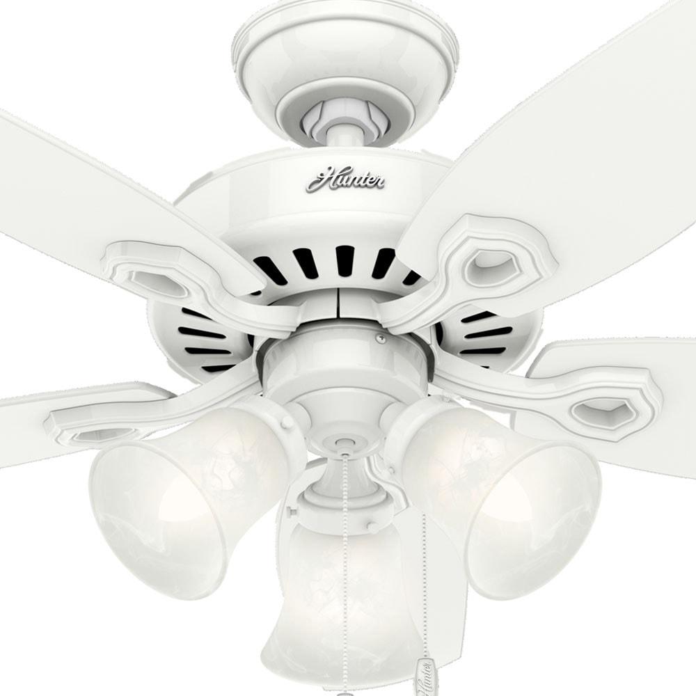 42" Builder 5 - Blade Standard Ceiling Fan with Pull Chain and Light Kit Included