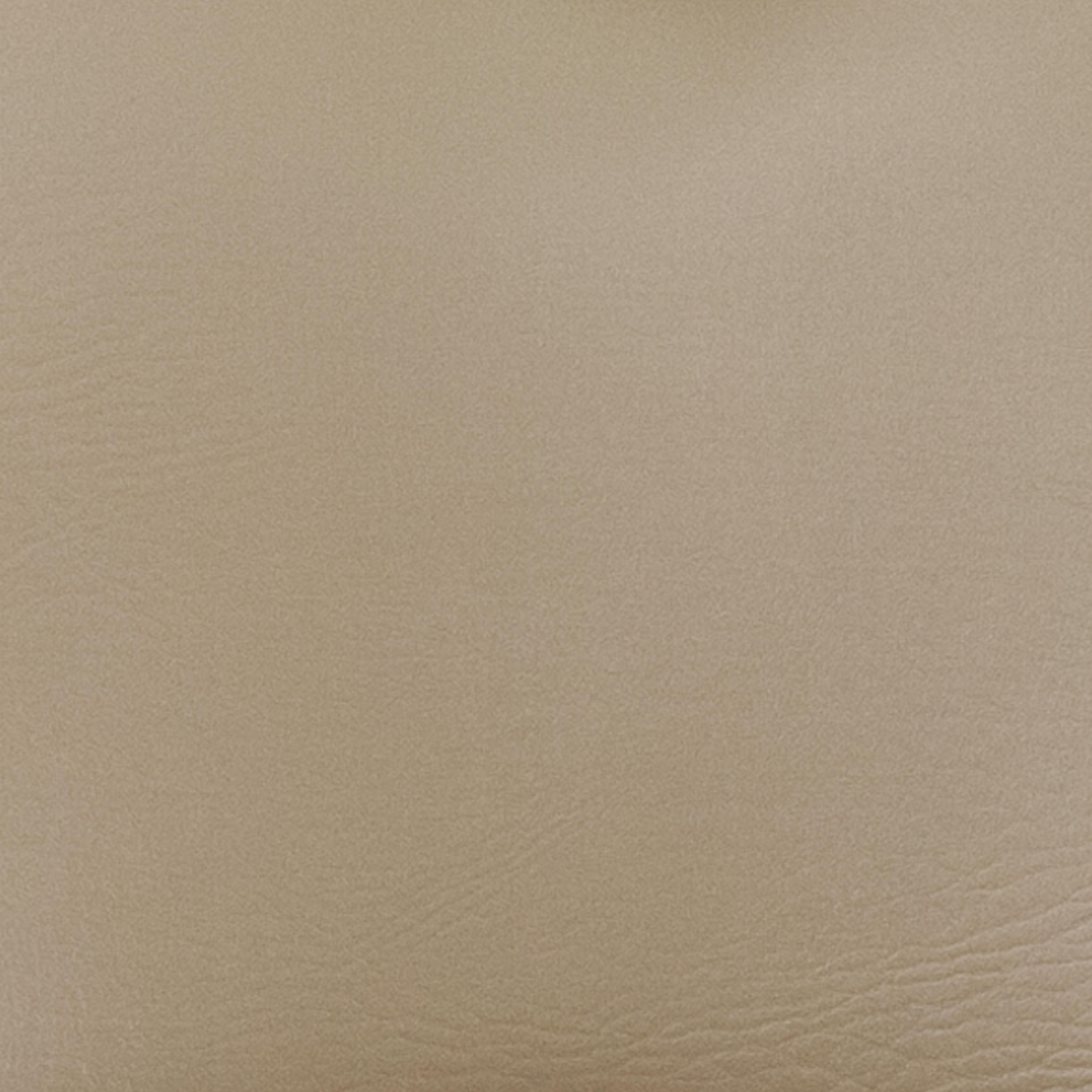 Executive Beige Vinyl High-Back Armless Chair with Metal Frame