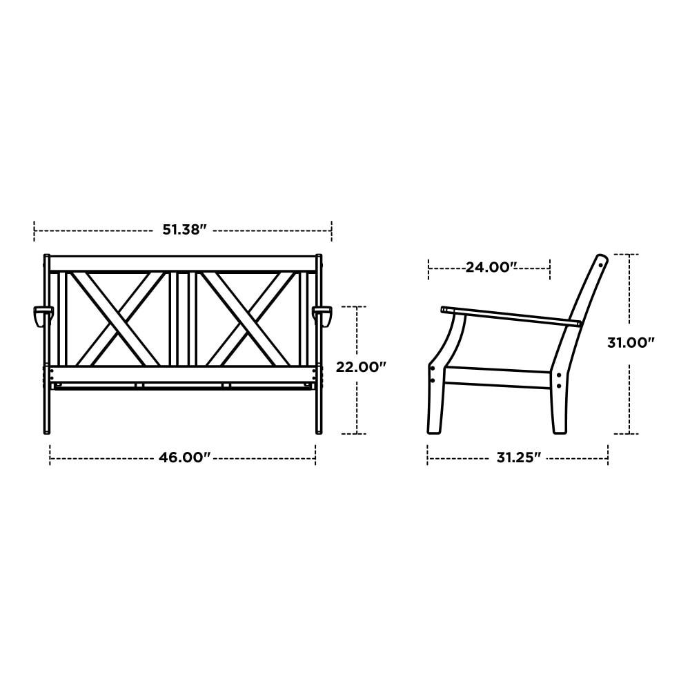 Braxton Deep Seating Loveseat